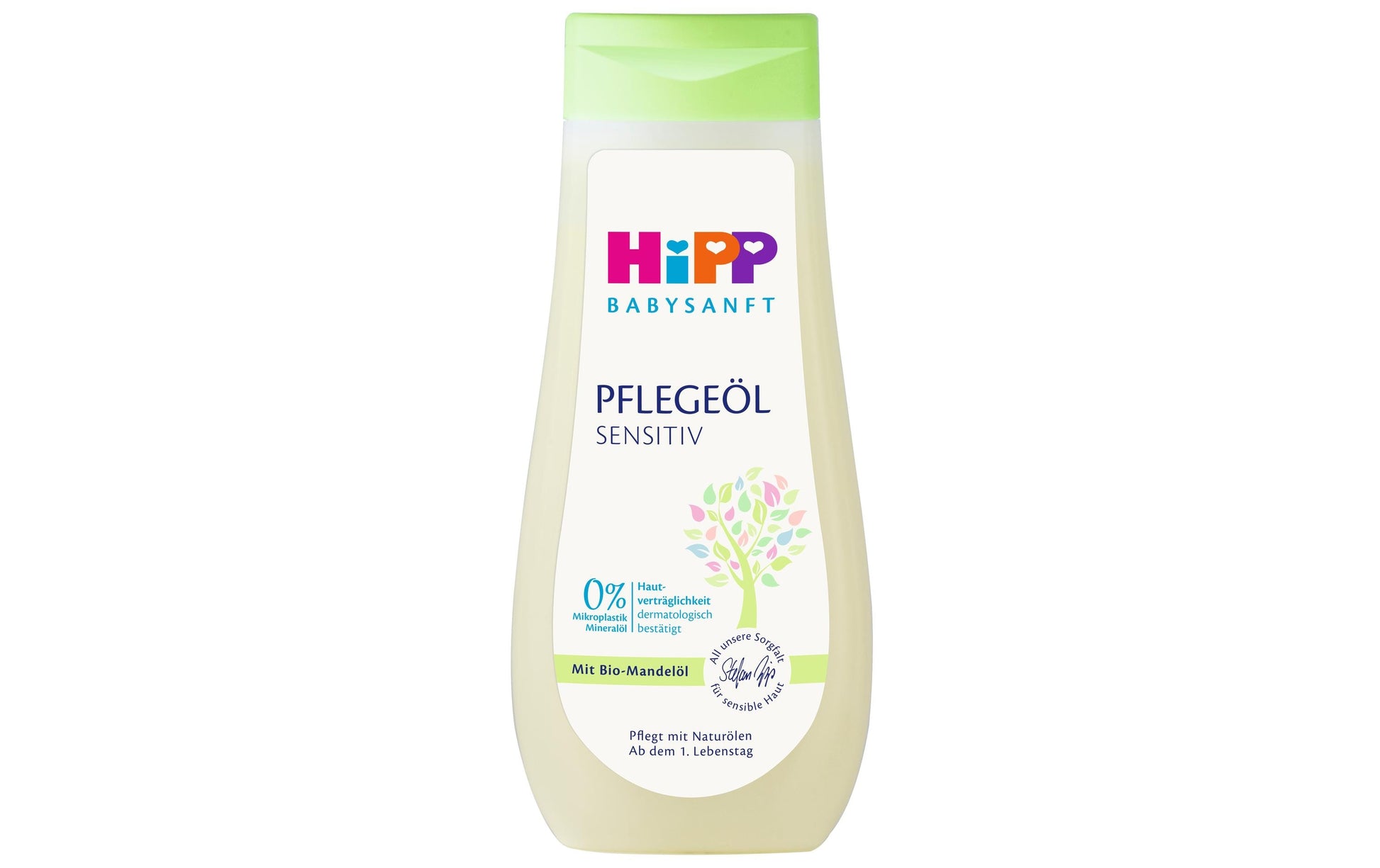 HiPP Pflegeöl Babysanft – für trockene, empfindliche Haut, mit Mandelöl – 200 ml