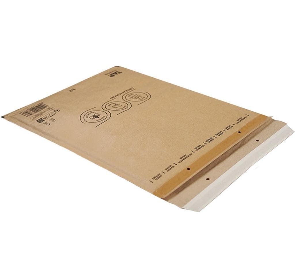 Luftpolstertasche – 270 × 360 mm, selbstklebend, Folie, braun – 100 Stk.