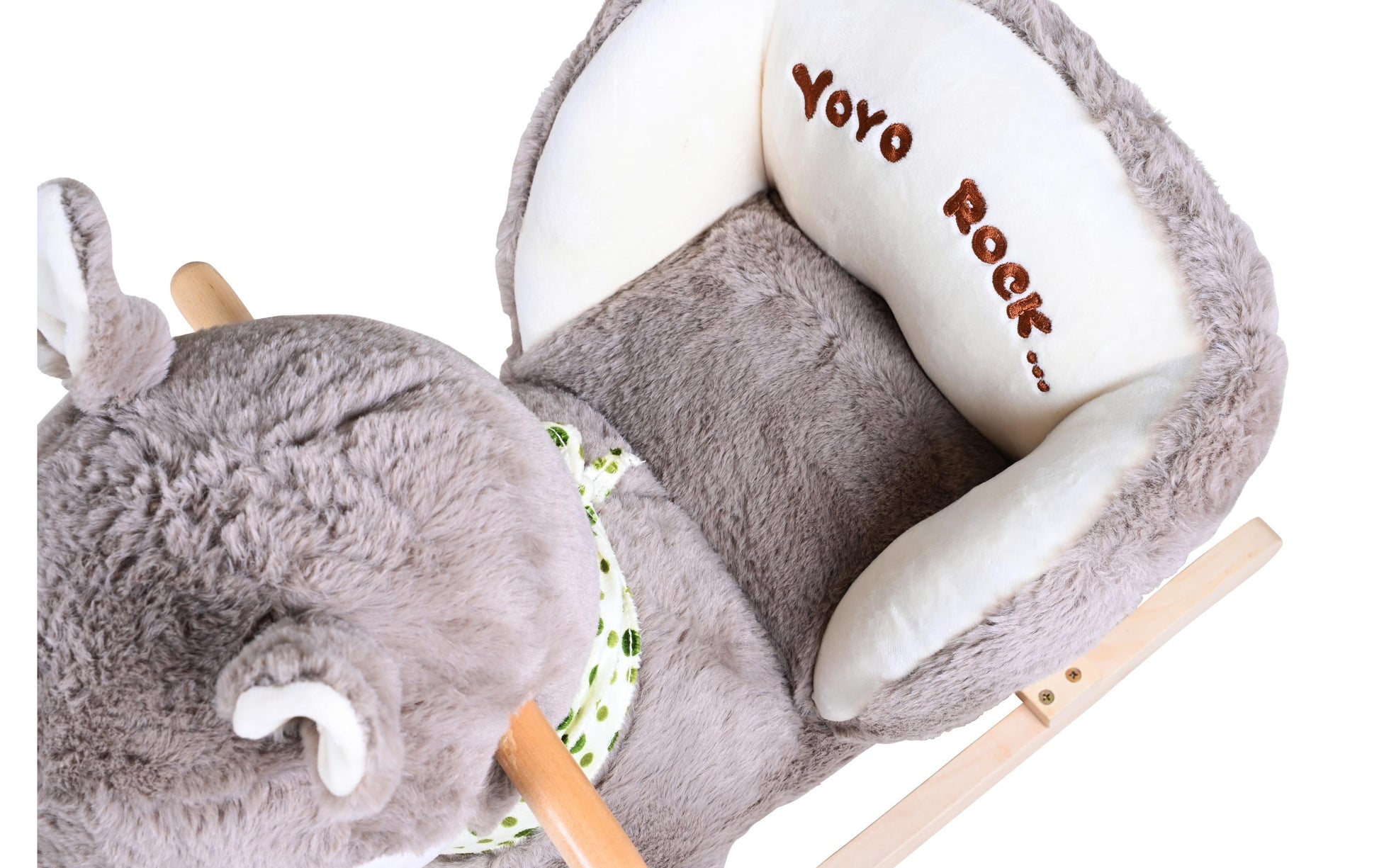 Knorrtoys Schaukeltier Reh – 52 cm – ab 10 Monaten – Plüsch, Polyester, Holz