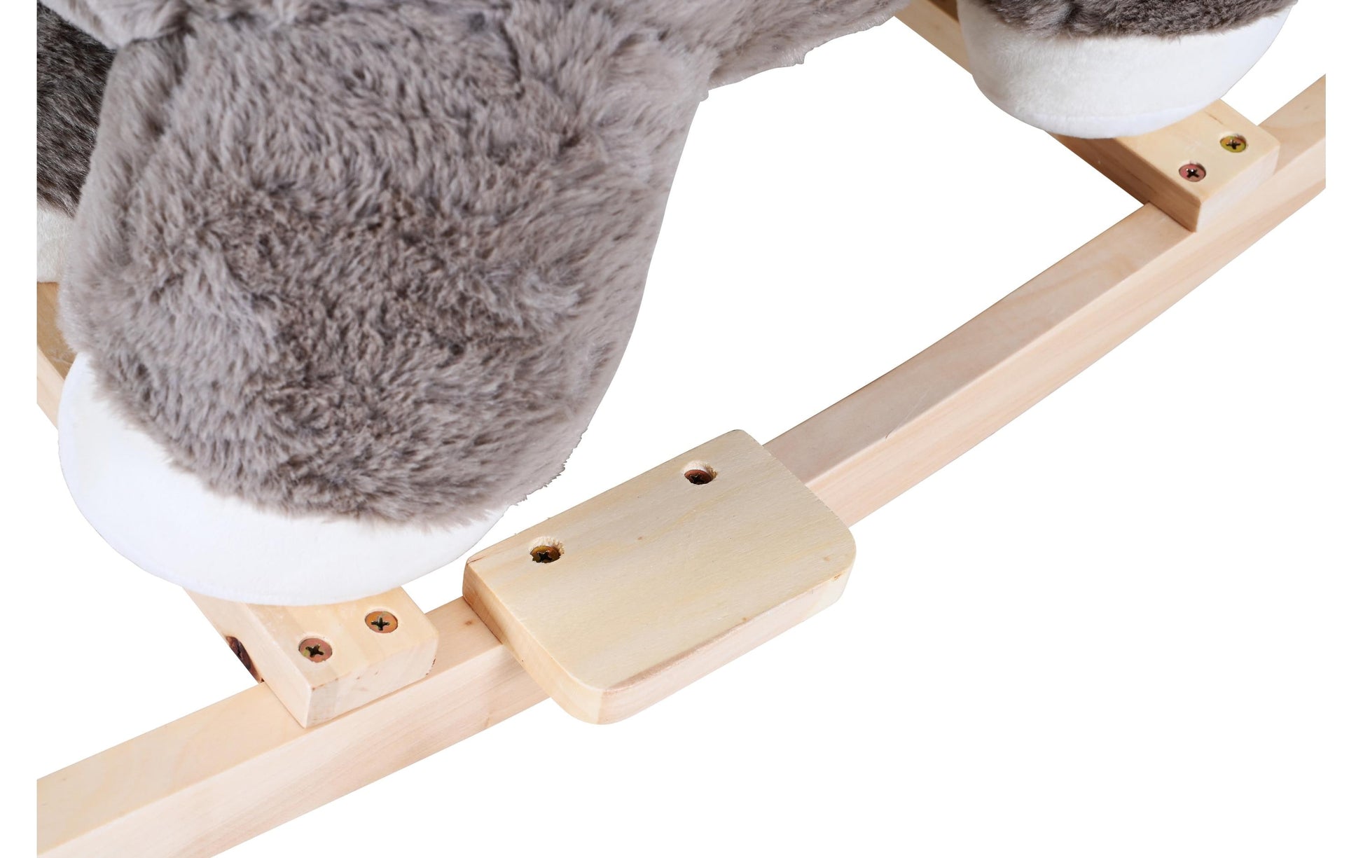 Knorrtoys Schaukeltier Reh – 52 cm – ab 10 Monaten – Plüsch, Polyester, Holz