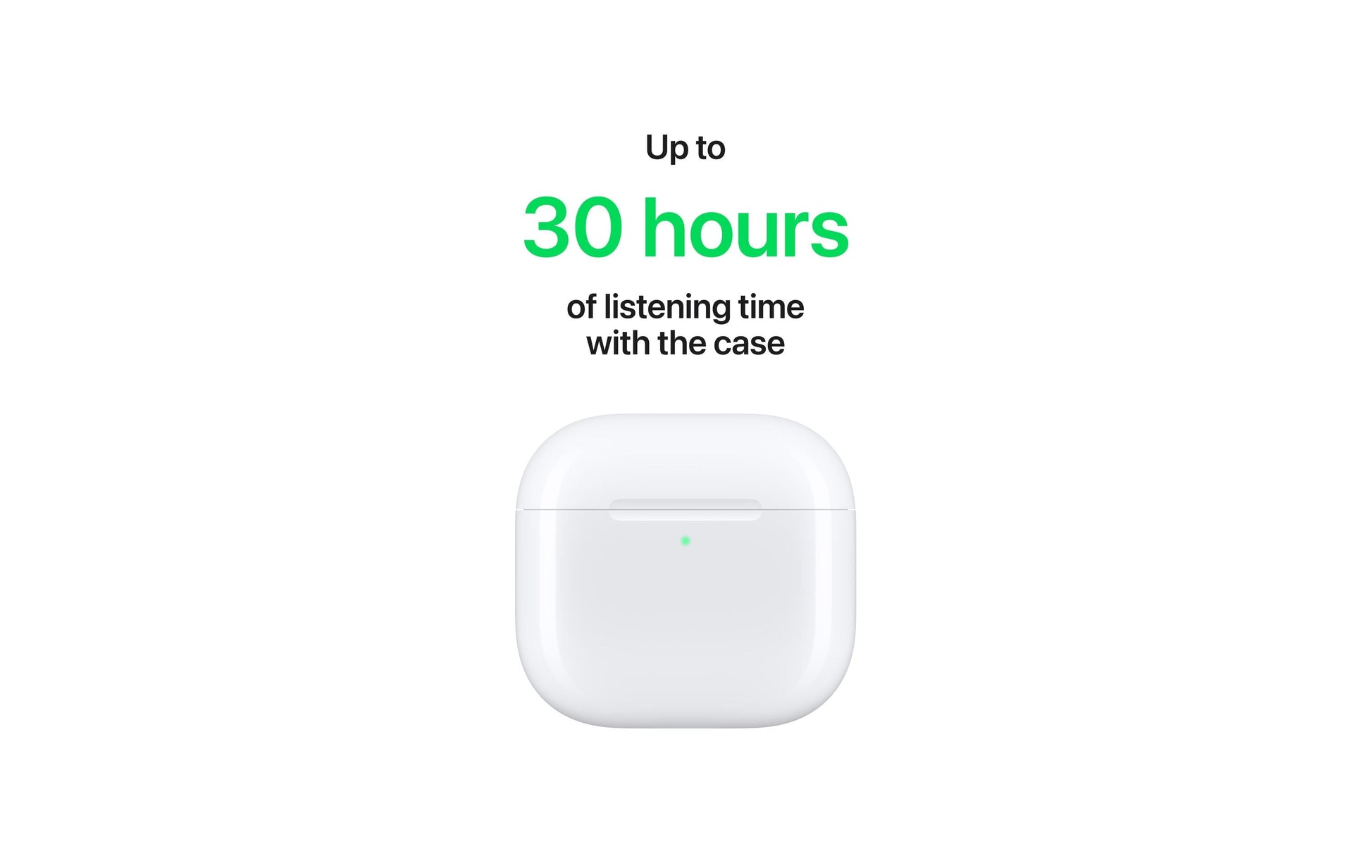 Apple AirPods (4. Generation) TWS In-Ear – ANC, mit Ladecase, Qi-Ladecase, Weiss, BT 5,3