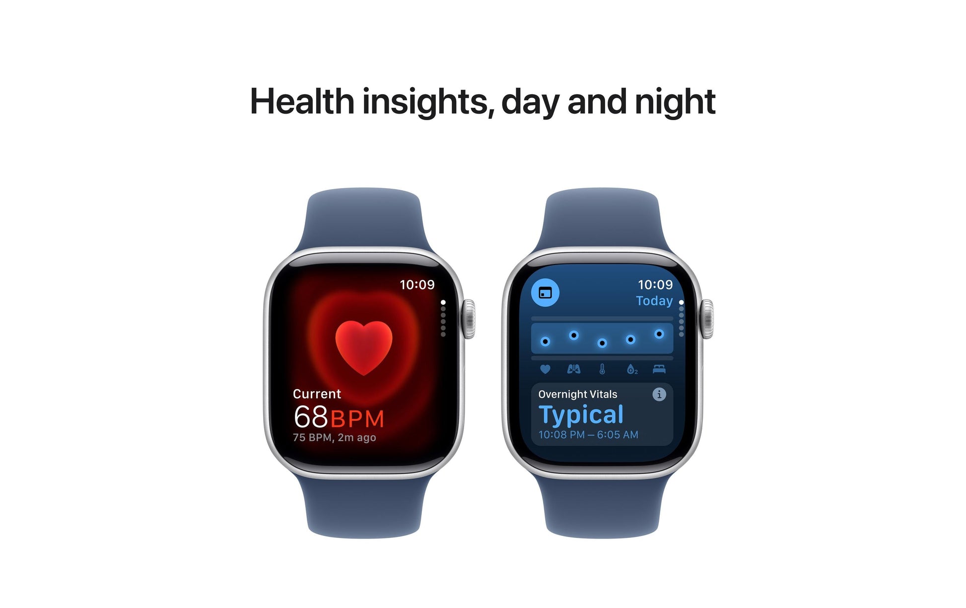 Apple Watch S10 – Smartwatch – 42 mm, LTE, OLED, 50 m, Silber (Aluminium), Denim Sport Band S/M