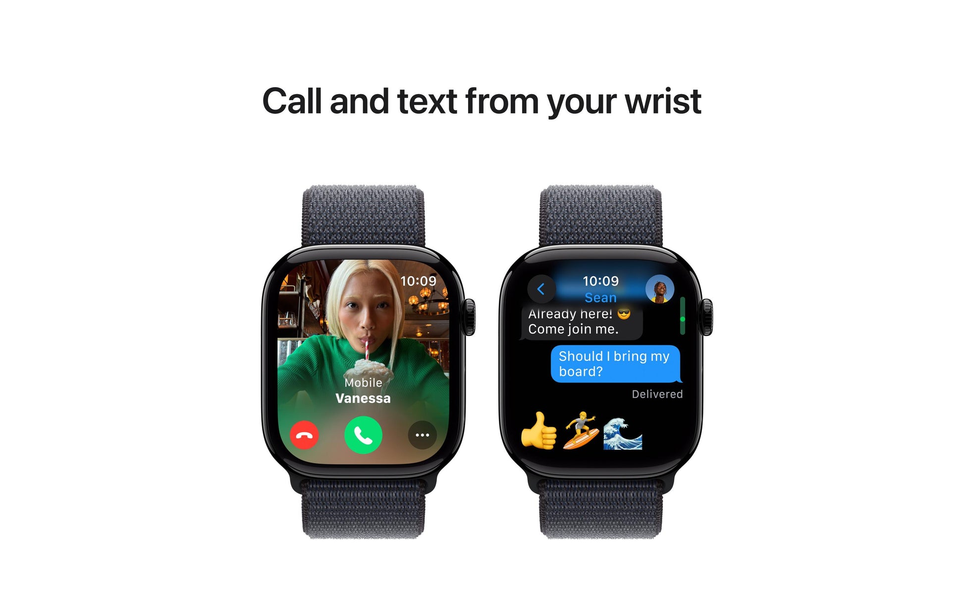 Apple Watch S10 – Smartwatch – 46 mm, GPS, OLED, 50 m, Jet Black Aluminium, Bandgrösse M/L