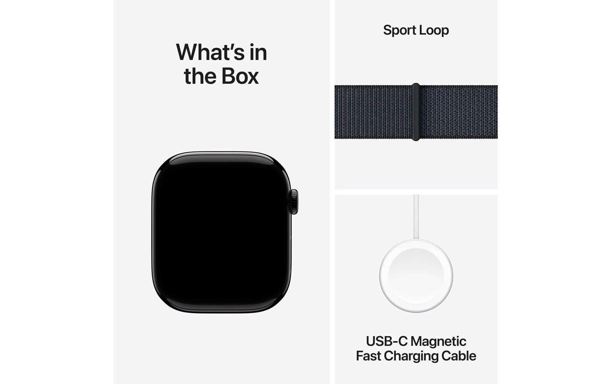 Apple Watch S10 – Smartwatch – 46 mm, LTE, OLED, 50 m, Jet Black Aluminium, Ink Sport Loop