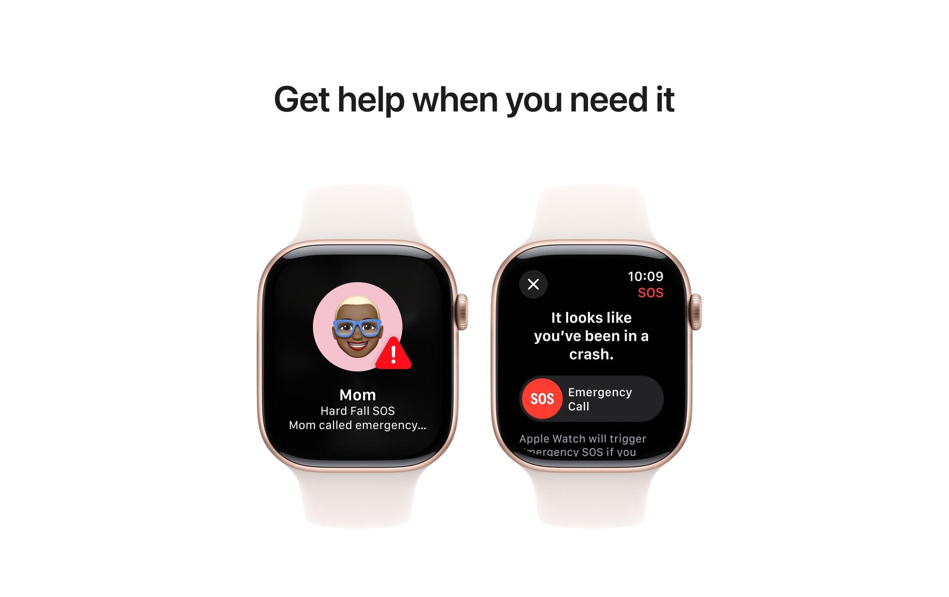 Apple Watch S10 – Smartwatch – 46 mm, LTE, AMOLED, 50 m, Roségold Aluminium, Light Blush, S/M, Sportarmband