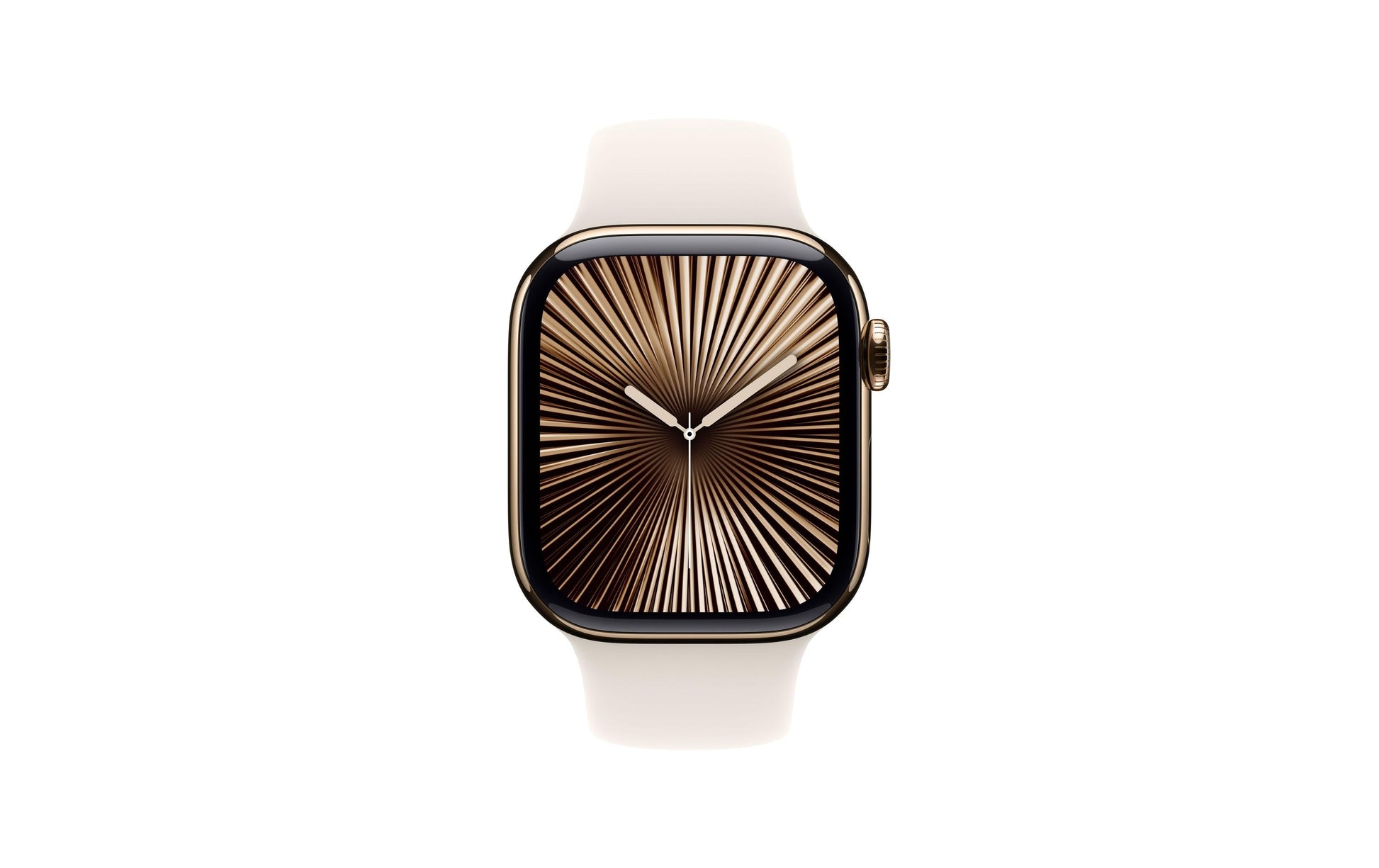 Apple Watch S10 – Smartwatch – 42 mm, LTE, OLED, 50 m, Gold Titan, Bandgrösse S/M, Sportarmband