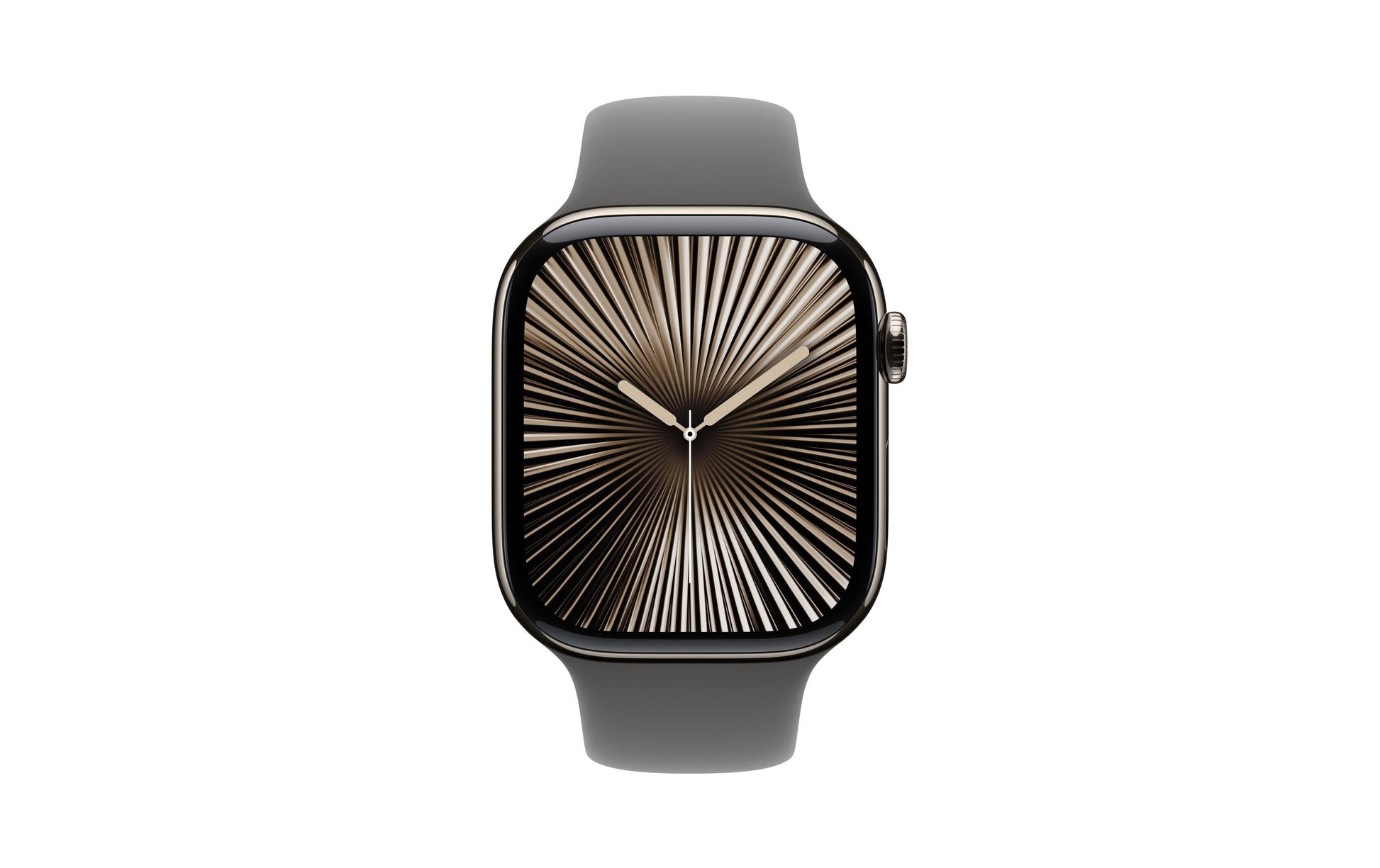 Apple Watch S10 – Smartwatch – 46 mm, LTE, OLED, 50 m, IP6X, Natural Titanium, Stone Grey, Armbandgrösse S/M