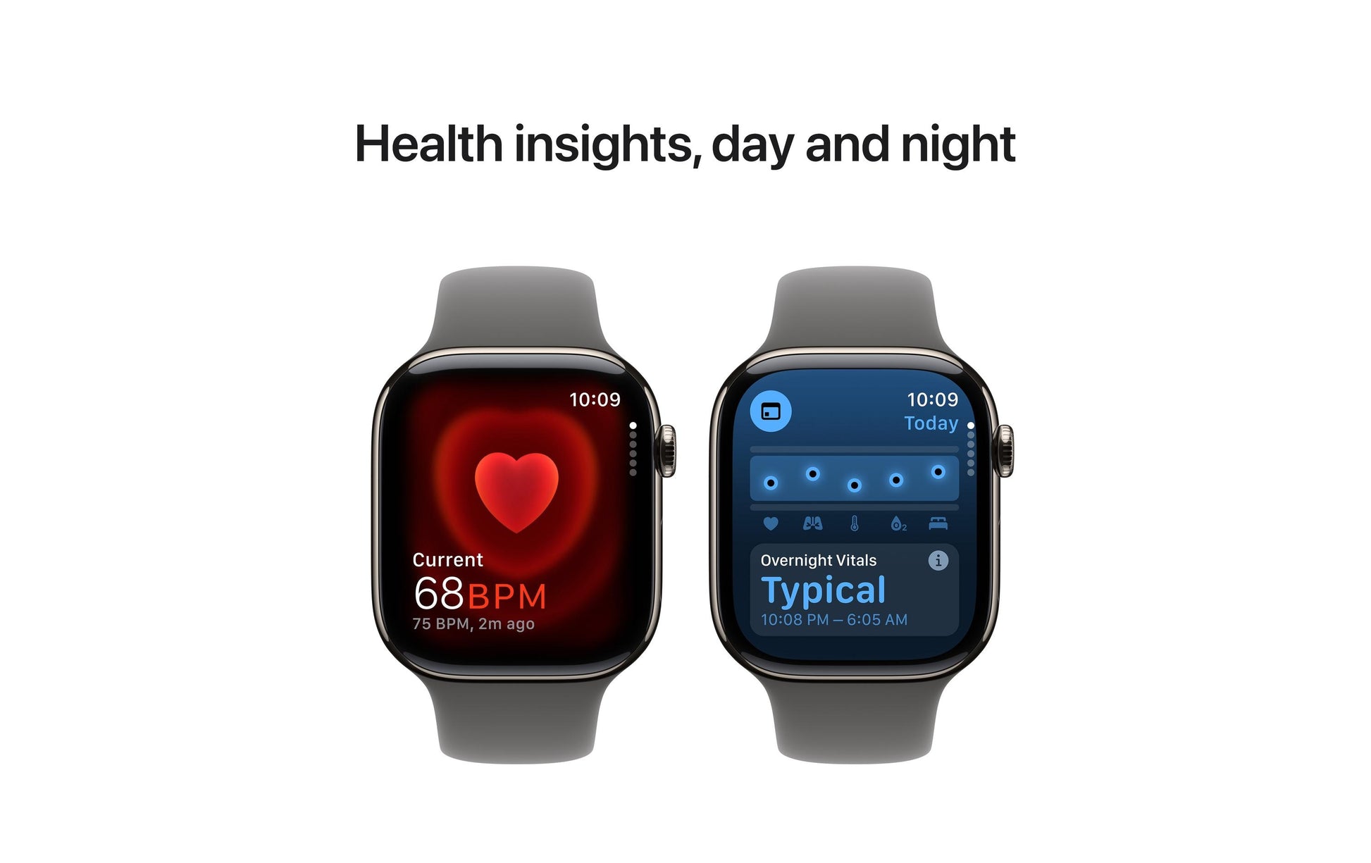 Apple Watch S10 – Smartwatch – 46 mm, LTE, OLED, 50 m, IP6X, Natural Titanium, Stone Grey, Armbandgrösse S/M