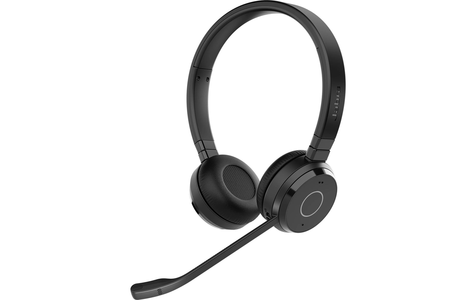 Jabra Evolve 65 TE – Duo Headset – Bluetooth, USB‑A – Schwarz, für Microsoft Teams – bis 16 h