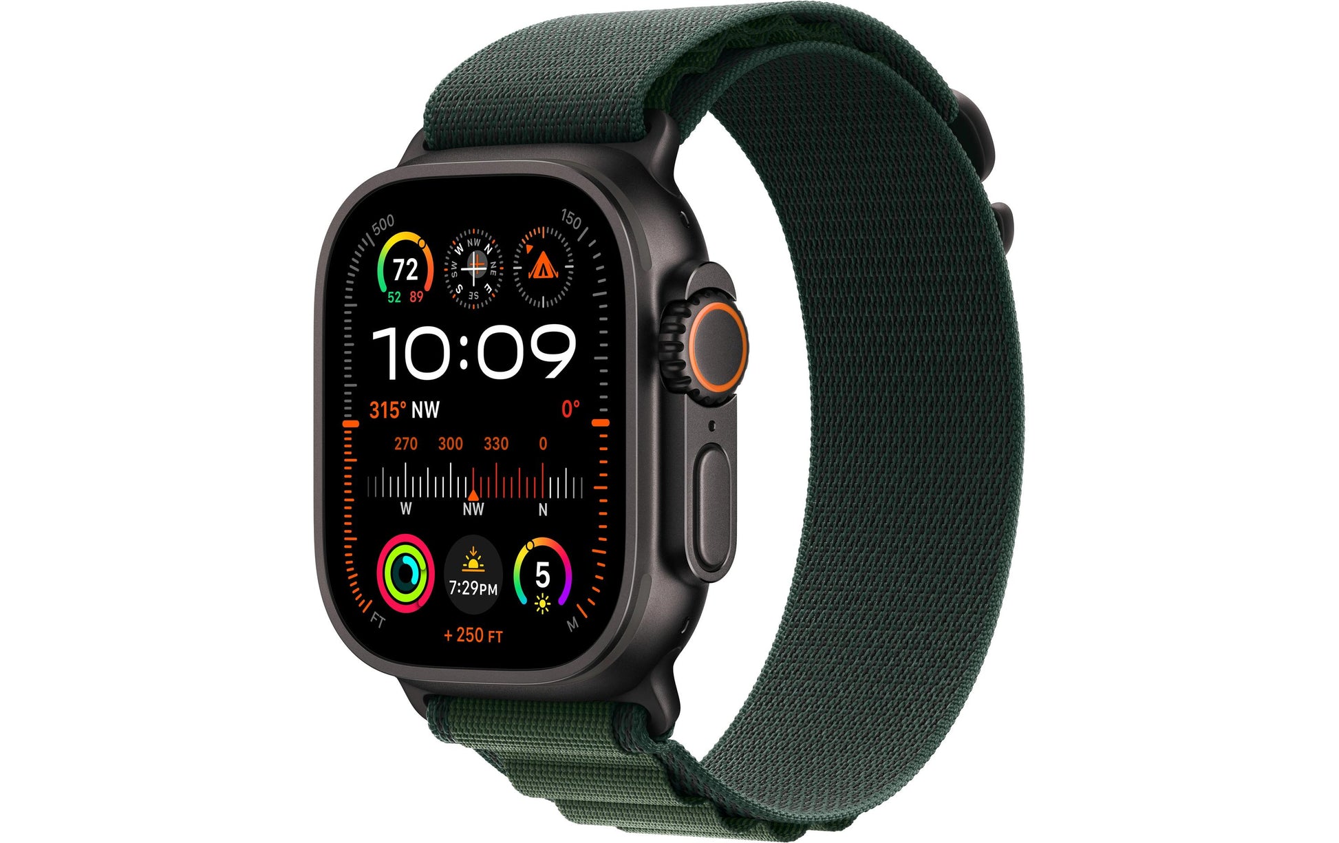 Apple Watch Ultra 2 (2024) – GPS-Smartwatch – 49 mm, Saphirglas, 100 m, Schwarz Titan