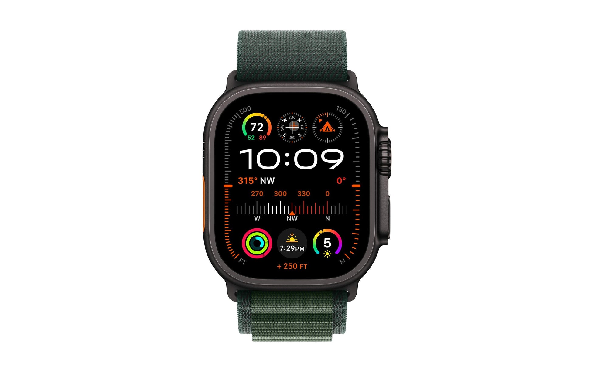 Apple Watch Ultra 2 (2024) – GPS-Smartwatch – 49 mm, Saphirglas, 100 m, Schwarz Titan