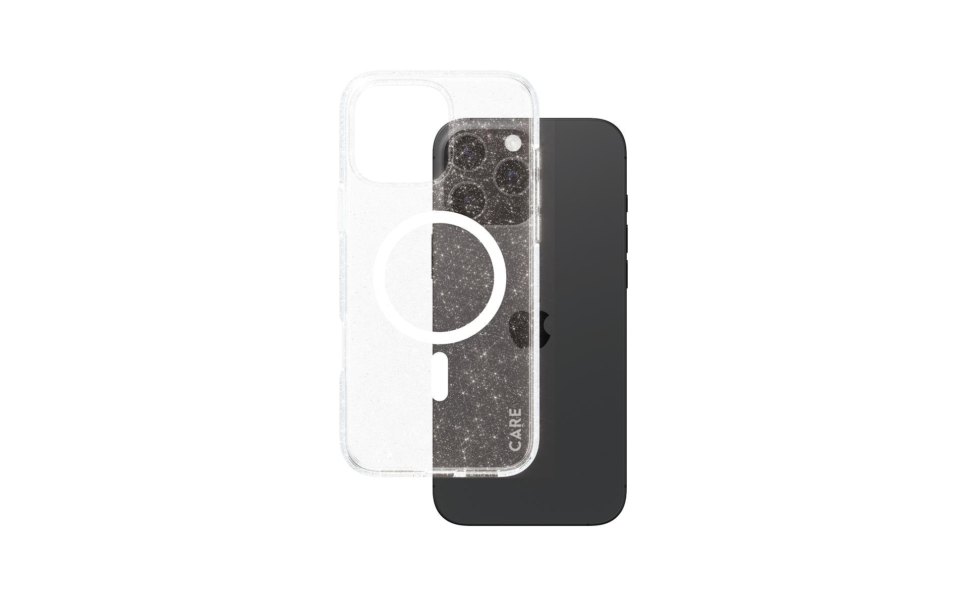 PanzerGlass Flagship Star Lit Backcover – für Apple iPhone 16 Pro Max, Weiss, bis 4,8 m Sturzsicher