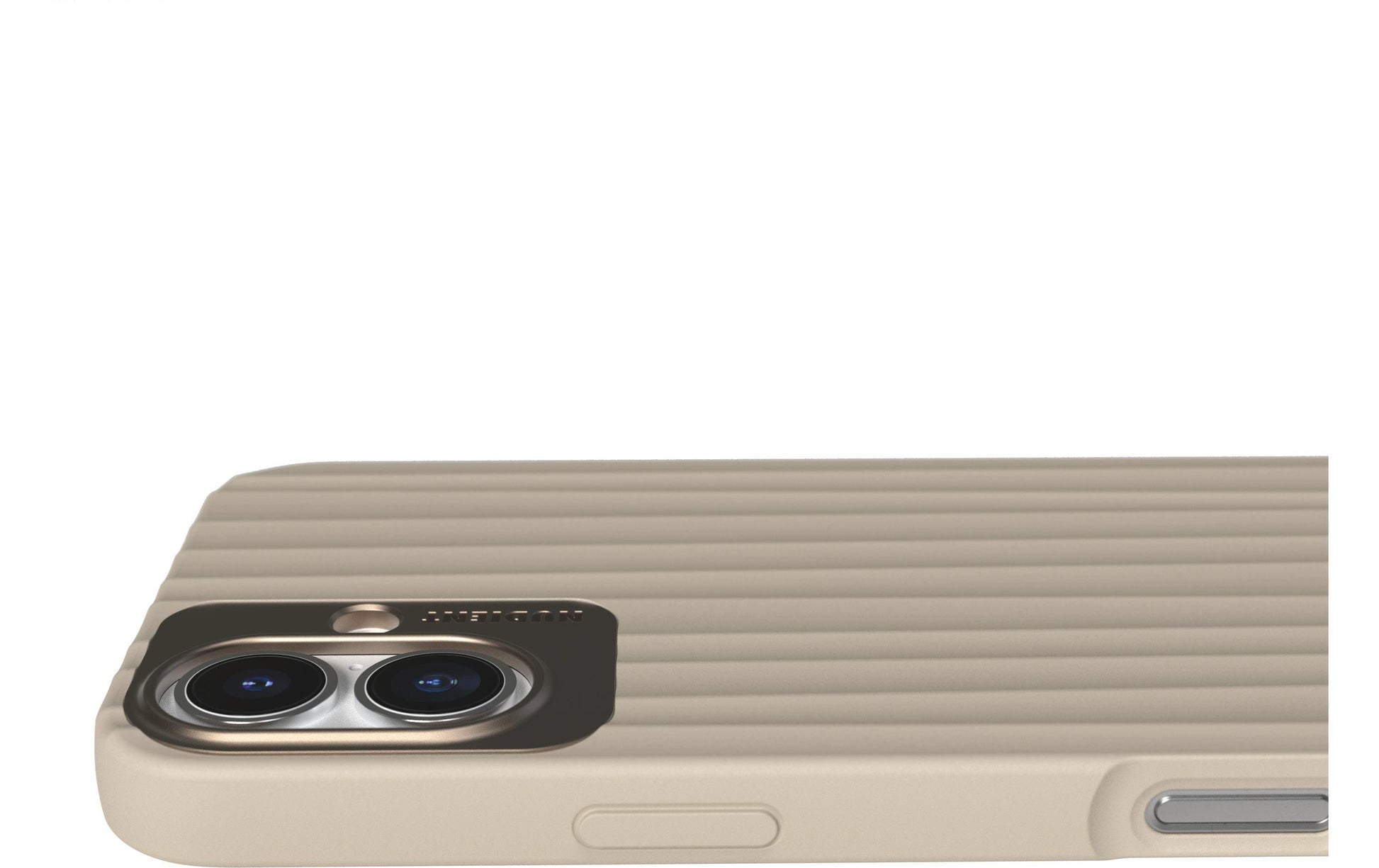 Nudient – Backcover – für Apple iPhone 16 Plus – beige – MagSafe-kompatibel