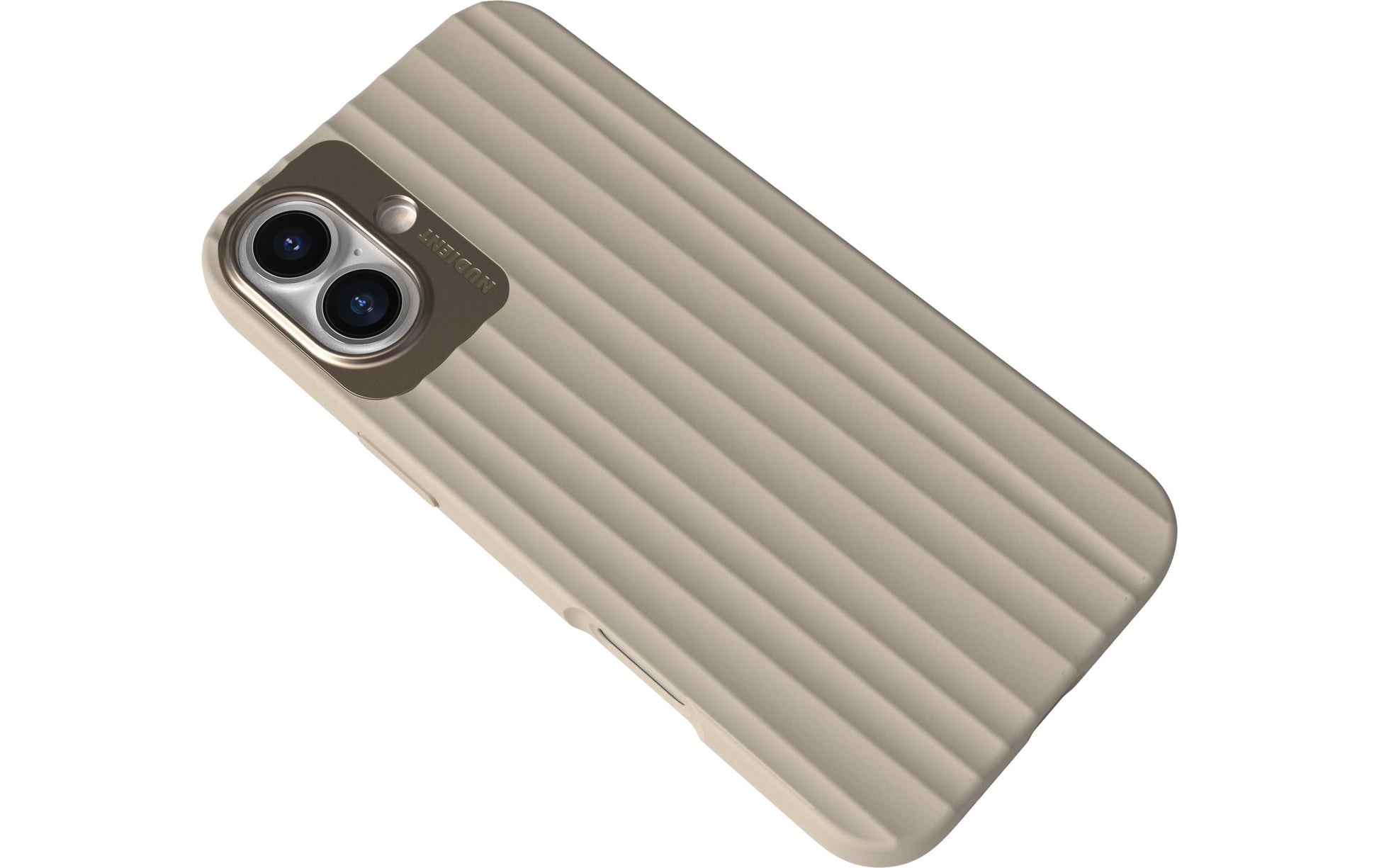 Nudient – Backcover – für Apple iPhone 16 Plus – beige – MagSafe-kompatibel