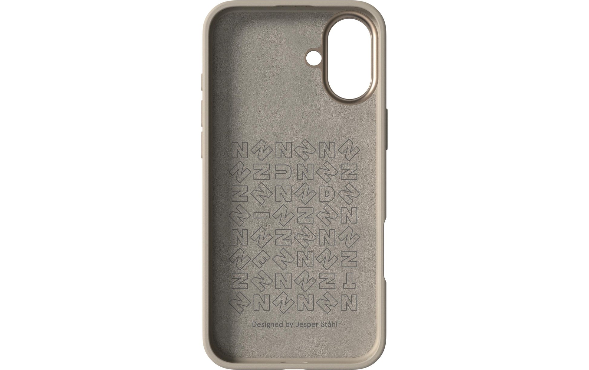 Nudient – Backcover – für Apple iPhone 16 Plus – beige – MagSafe-kompatibel