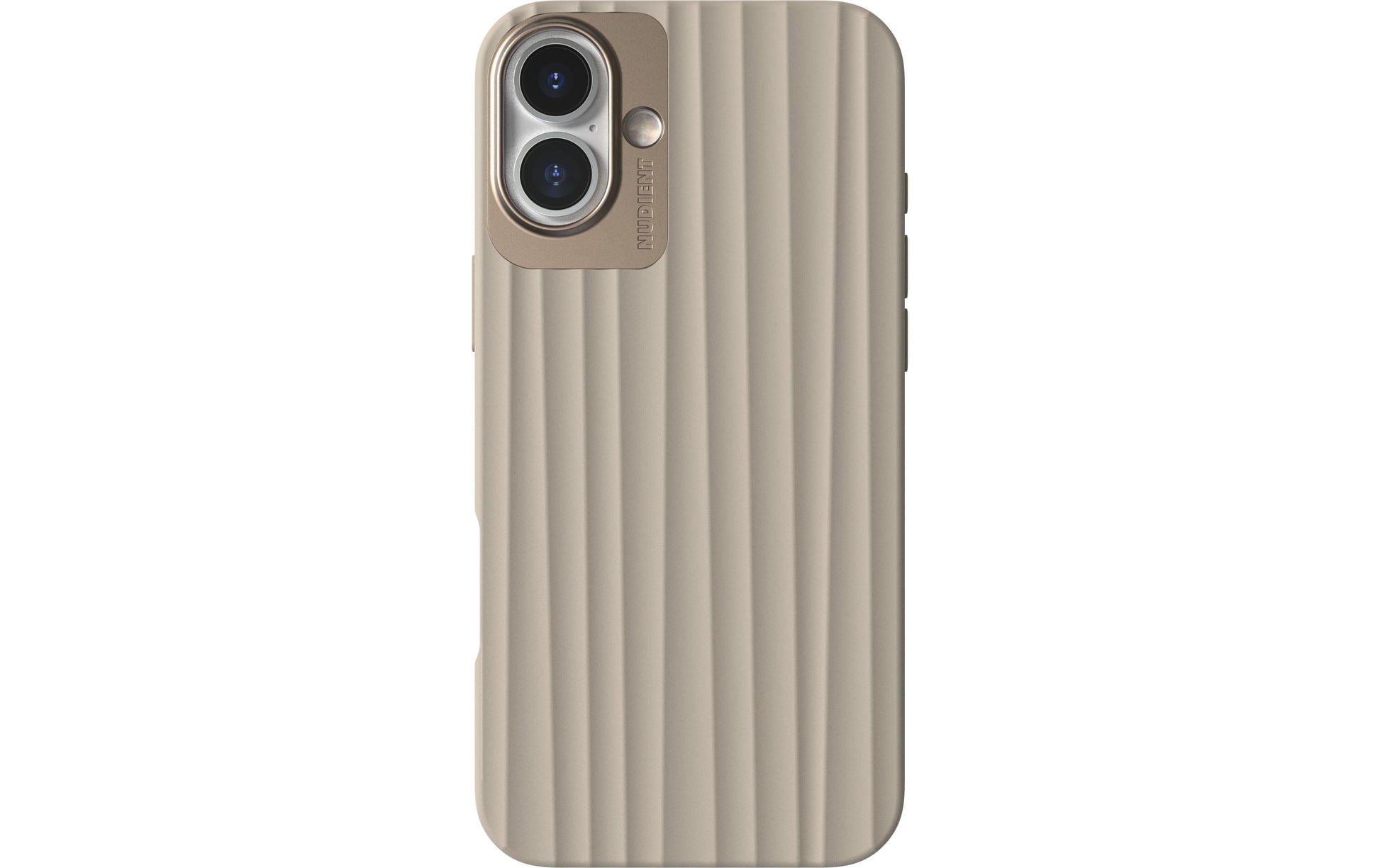 Nudient – Backcover – für Apple iPhone 16 Plus – beige – MagSafe-kompatibel