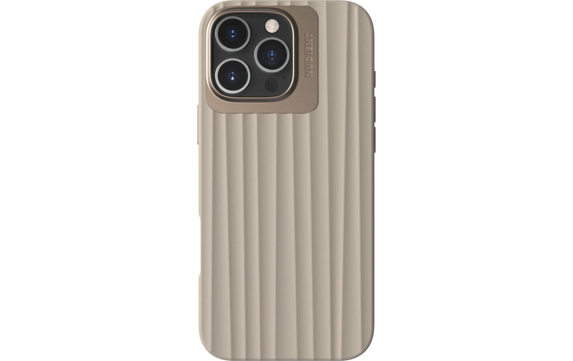 Nudient – Backcover Bold – für Apple iPhone 16 Pro Max – beige – MagSafe-kompatibel