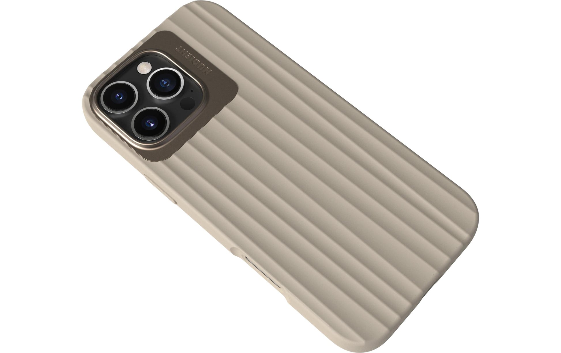 Nudient – Backcover Bold – für Apple iPhone 16 Pro Max – beige – MagSafe-kompatibel