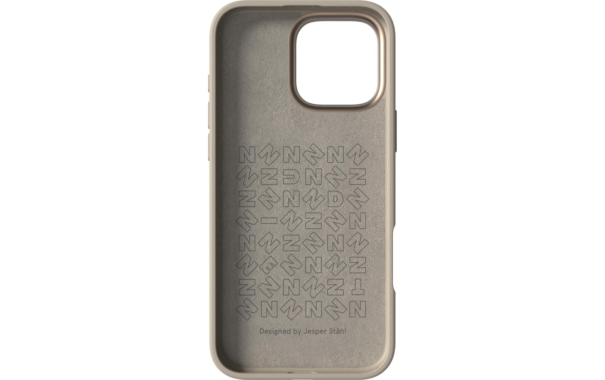 Nudient – Backcover Bold – für Apple iPhone 16 Pro Max – beige – MagSafe-kompatibel