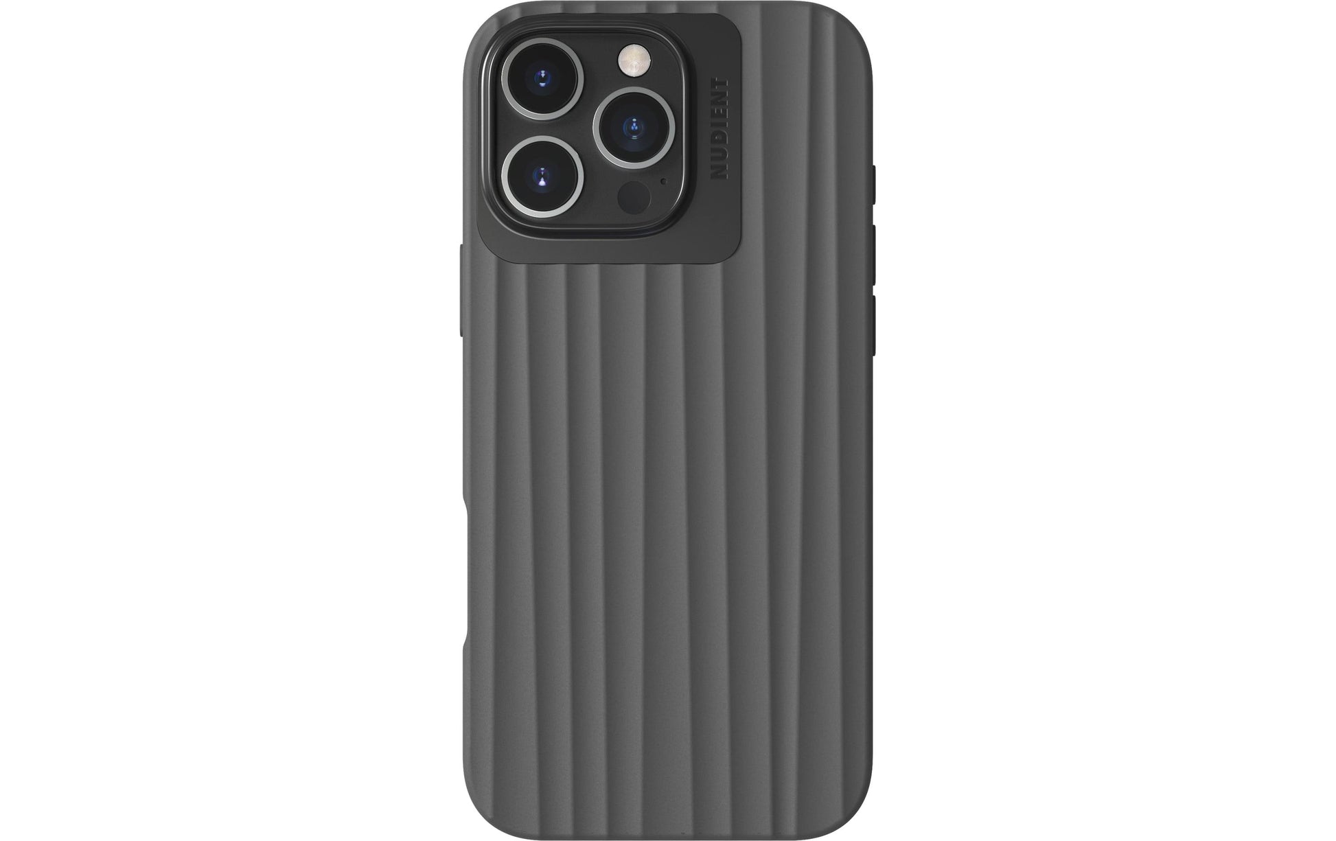 Nudient – Backcover Bold – für Apple iPhone 16 Pro Max – schwarz – MagSafe-kompatibel