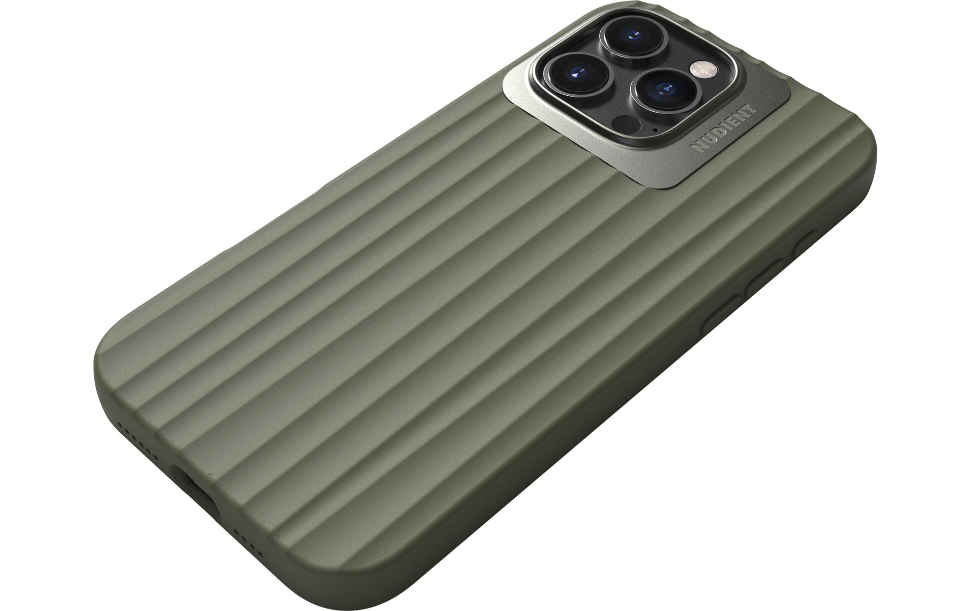 Nudient – Backcover Bold – für Apple iPhone 16 Pro Max – olive – MagSafe-kompatibel