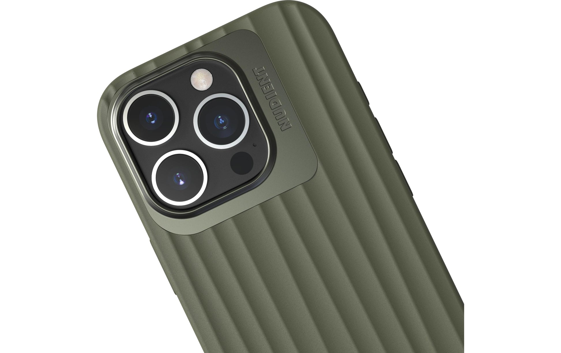 Nudient – Backcover Bold – für Apple iPhone 16 Pro – Olive – MagSafe-kompatibel