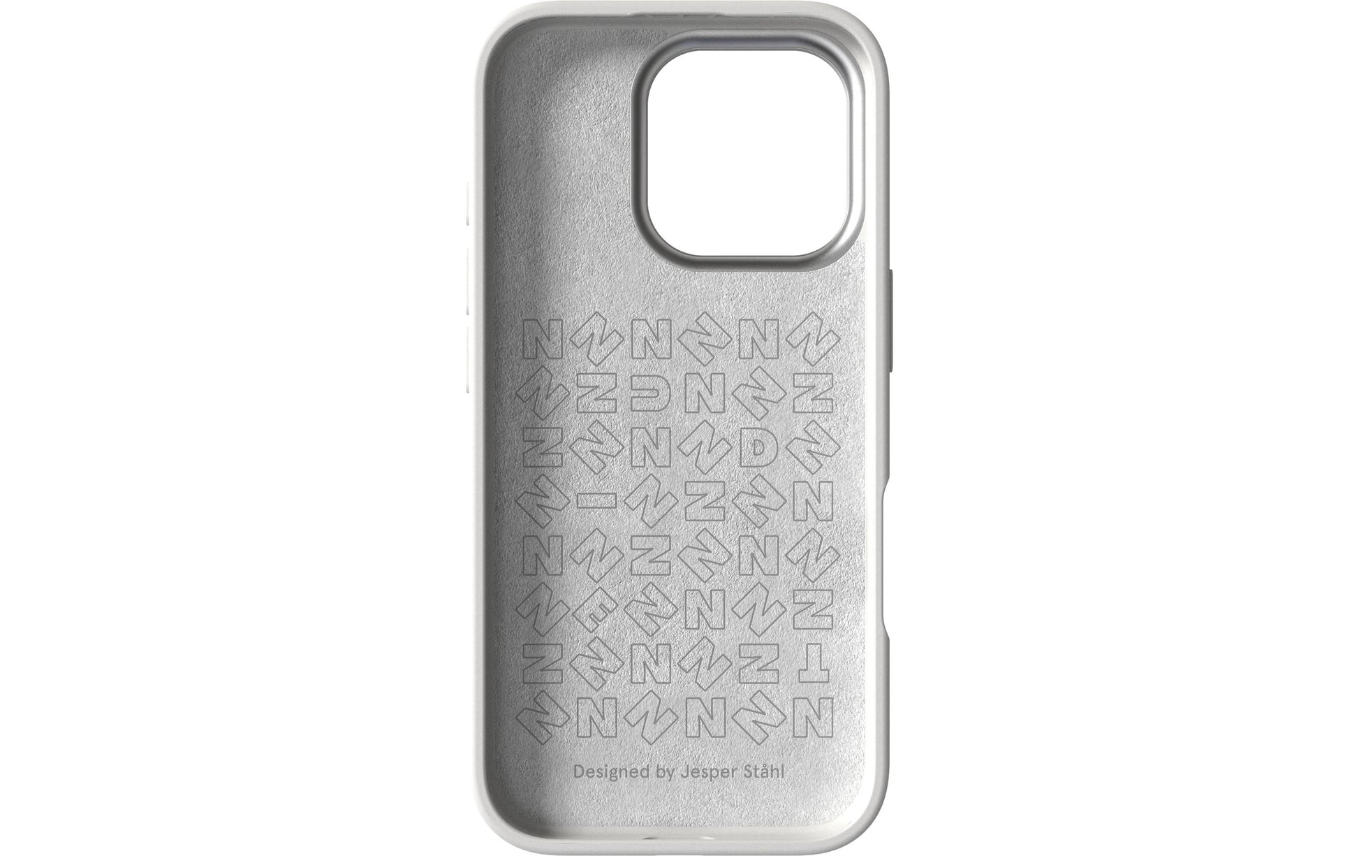 Nudient – Backcover Bold – für Apple iPhone 16 Pro – weiss – MagSafe-kompatibel