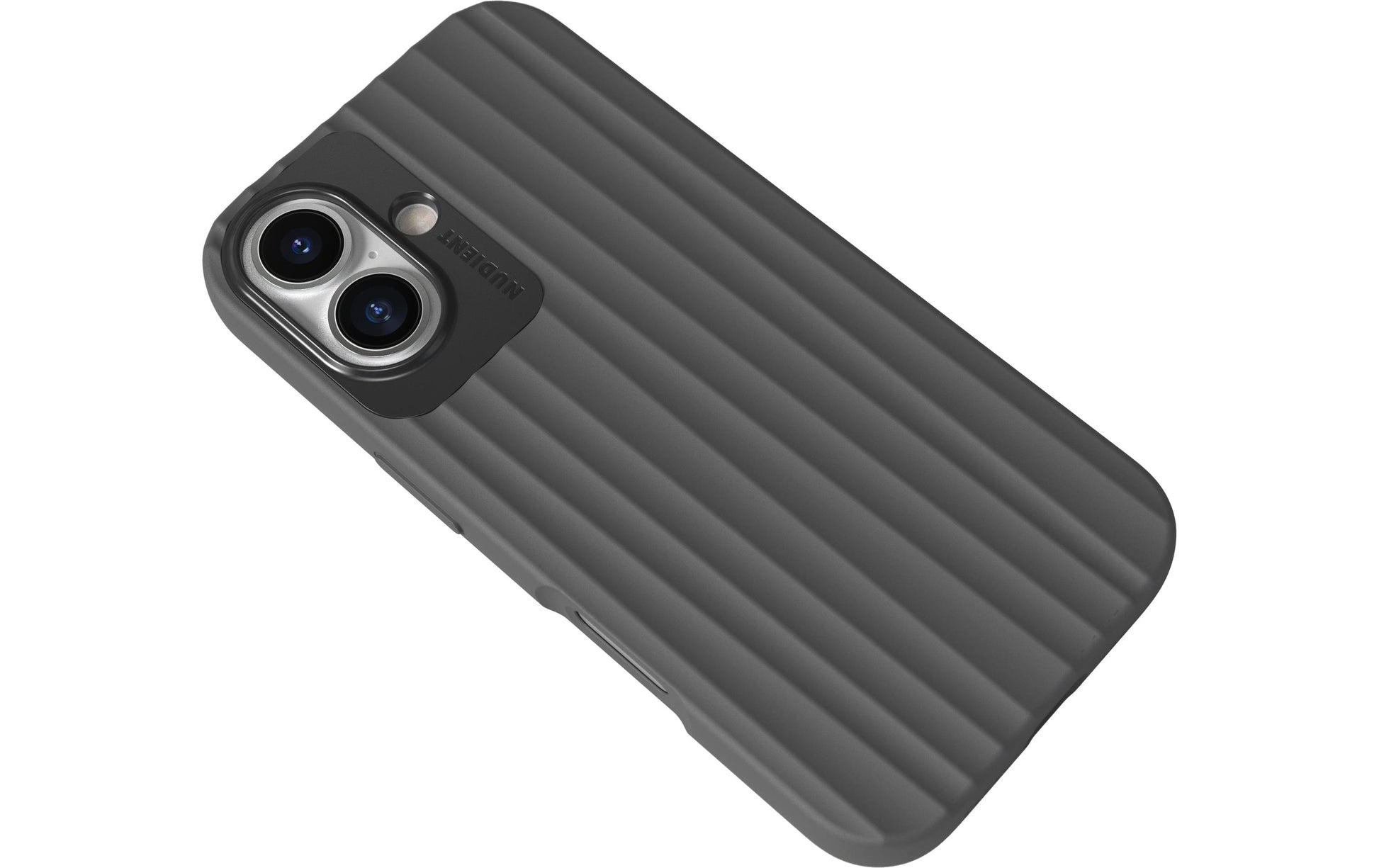 Nudient – Backcover Bold – für Apple iPhone 16 – schwarz – MagSafe-kompatibel