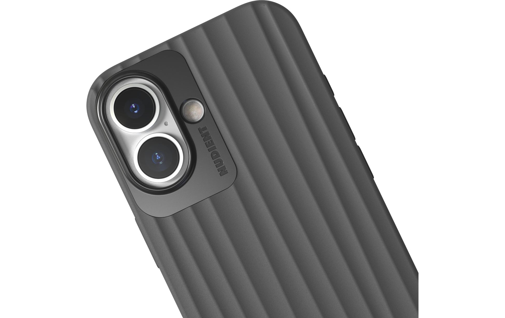 Nudient – Backcover Bold – für Apple iPhone 16 – schwarz – MagSafe-kompatibel