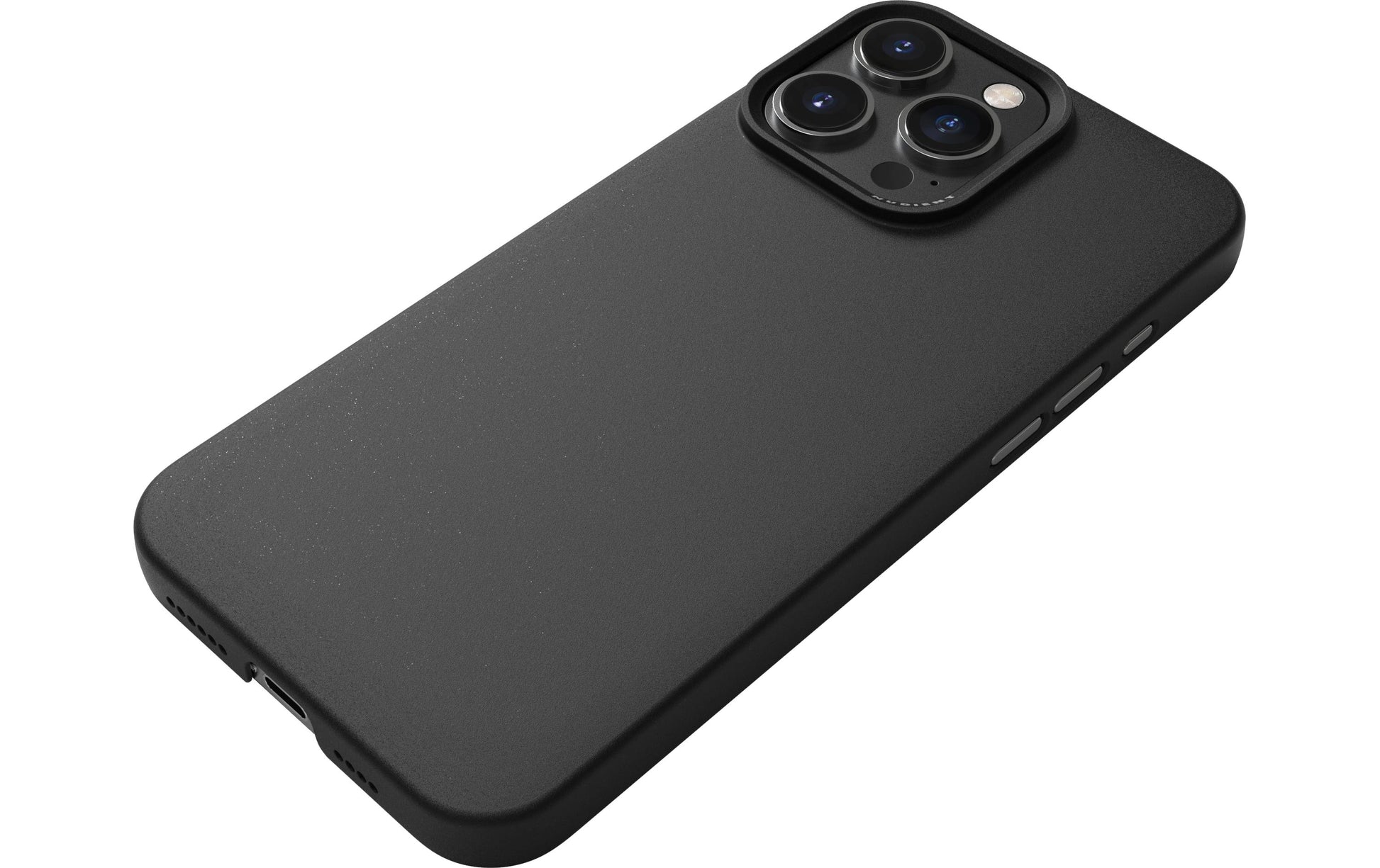 NUDIENT Thin Backcover – für Apple iPhone 16 Pro Max, MagSafe, Kunststoff, Schwarz