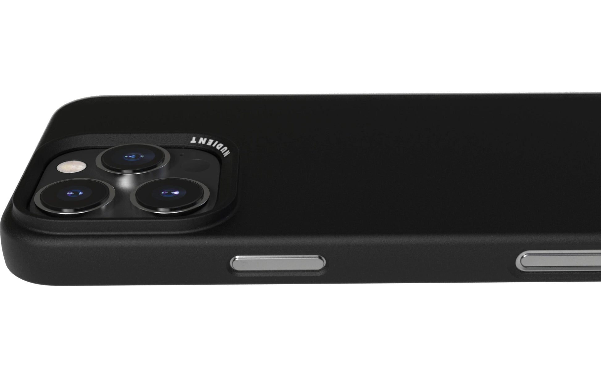 NUDIENT Thin Backcover – für Apple iPhone 16 Pro Max, MagSafe, Kunststoff, Schwarz