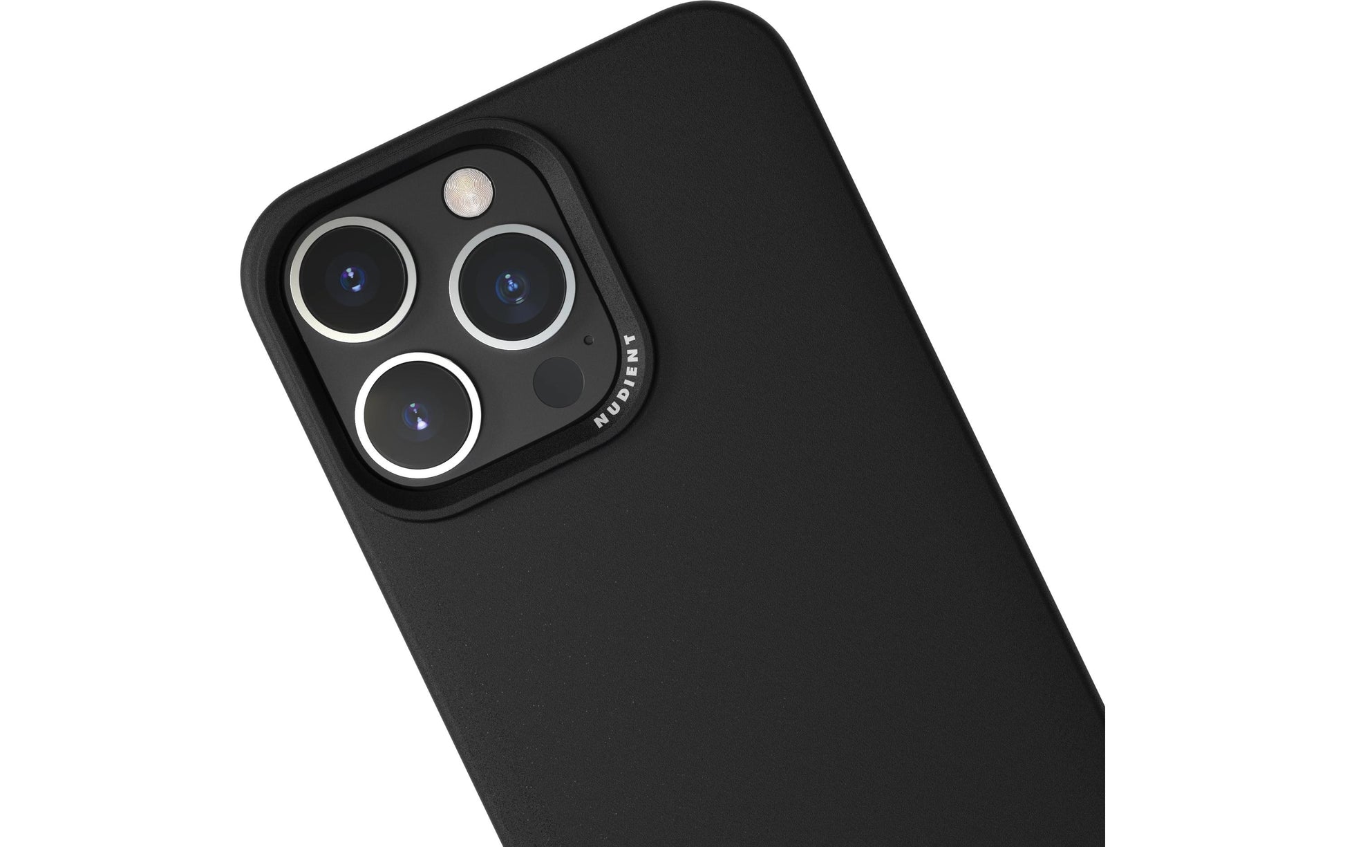 NUDIENT Thin Backcover – für Apple iPhone 16 Pro Max, MagSafe, Kunststoff, Schwarz