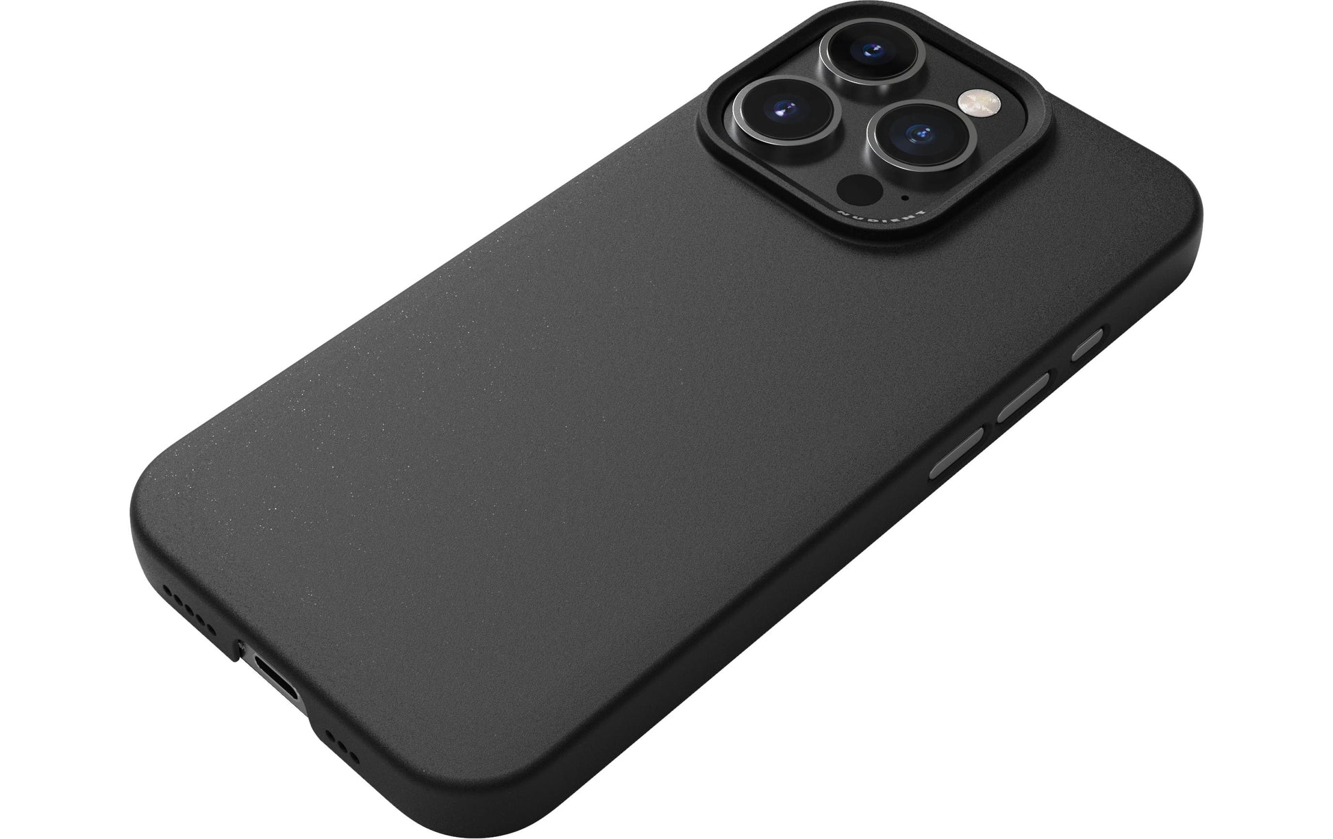 Nudient – Backcover – für Apple iPhone 16 Pro – schwarz – MagSafe-kompatibel