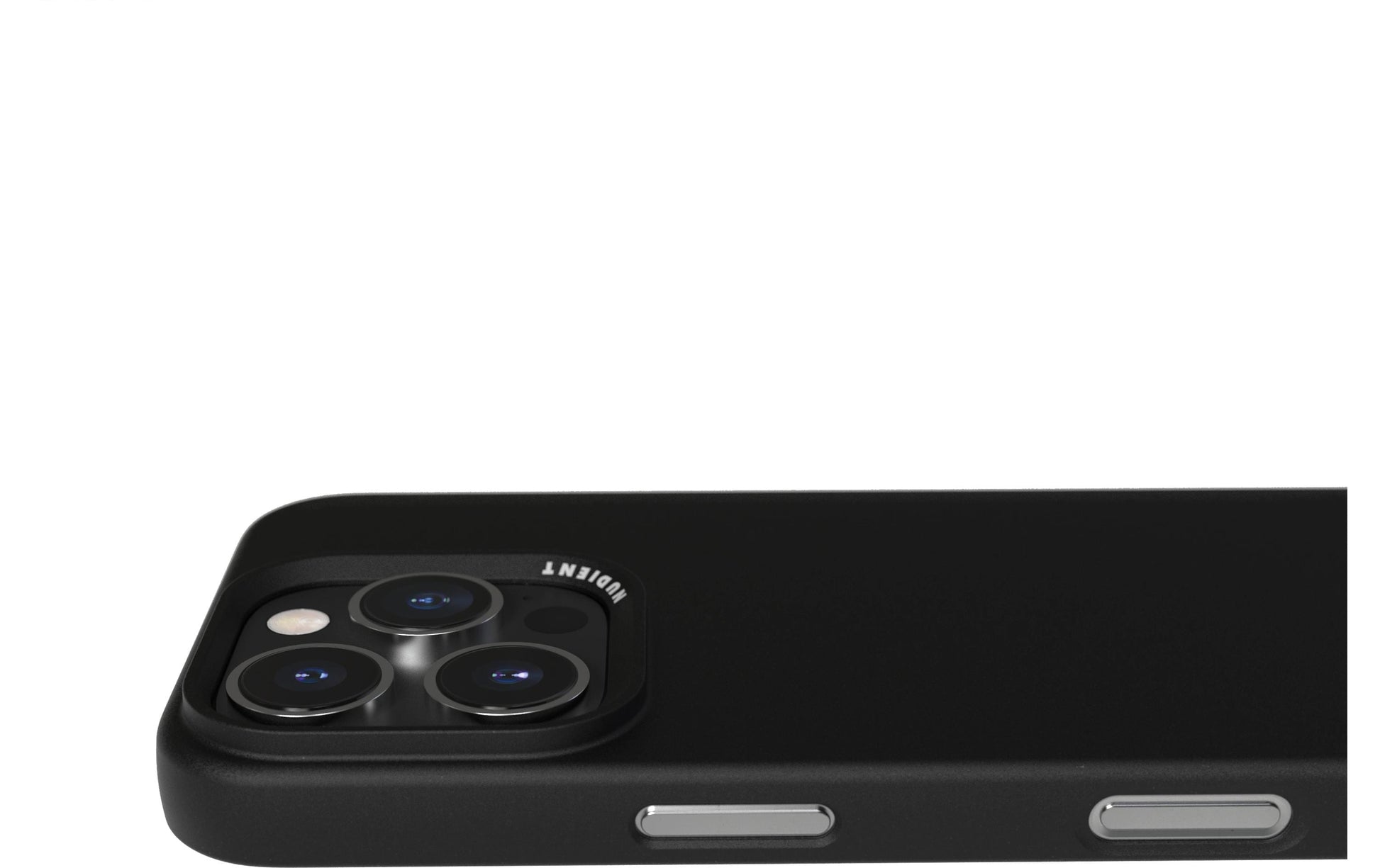 Nudient – Backcover – für Apple iPhone 16 Pro – schwarz – MagSafe-kompatibel