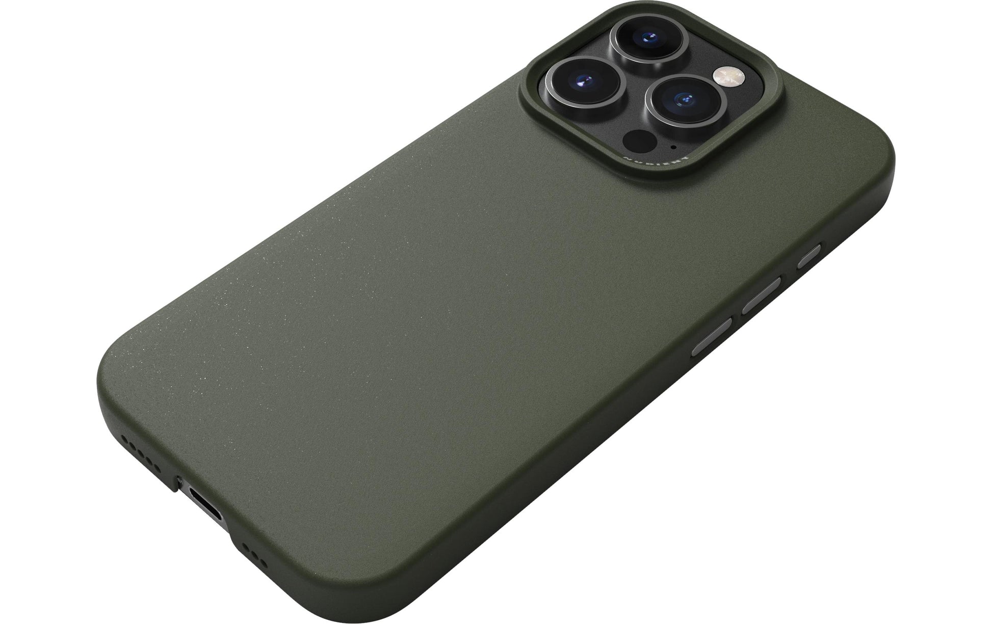 Nudient Thin Backcover – für Apple iPhone 16 Pro, MagSafe, Kunststoff, Pine Green