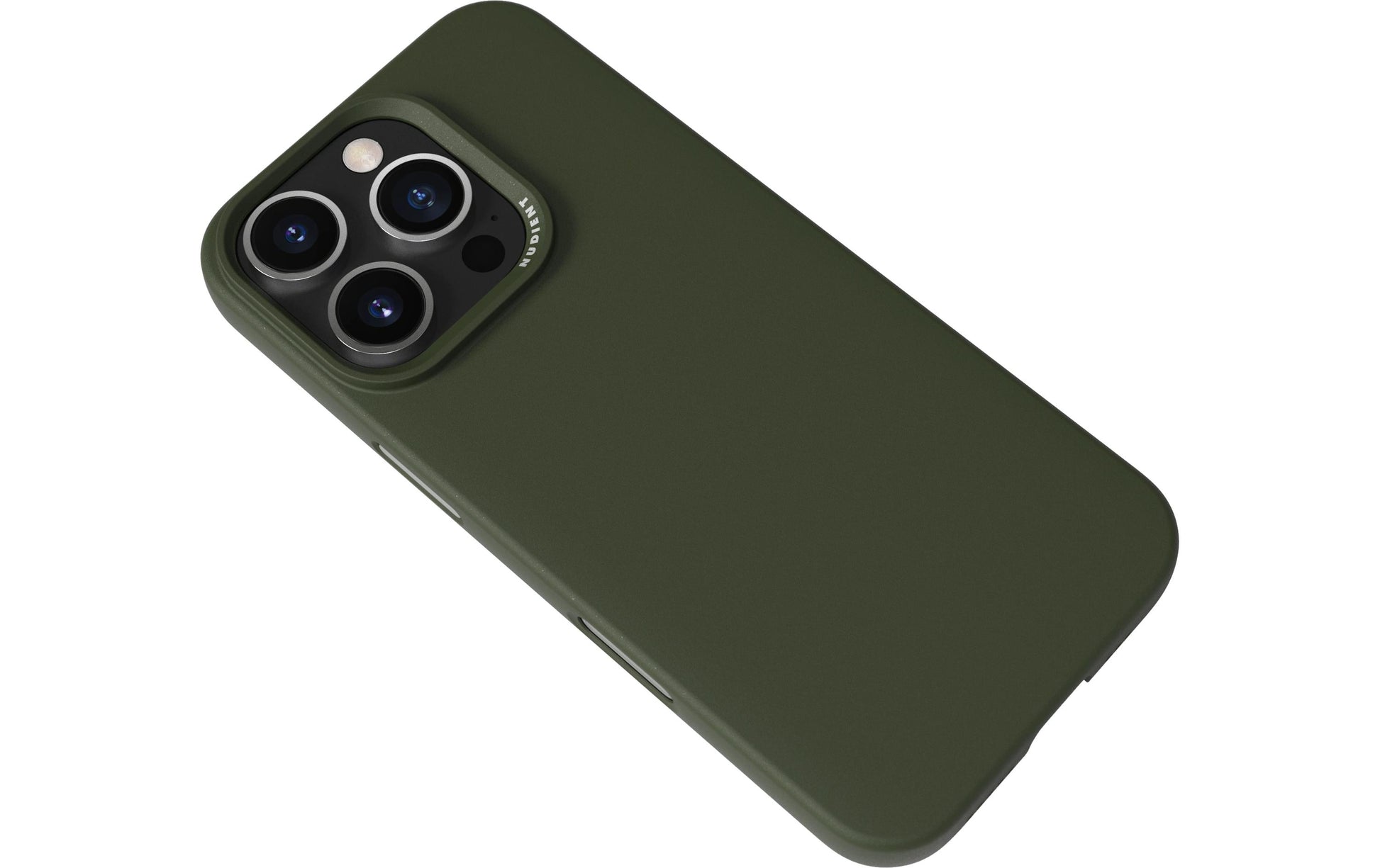 Nudient Thin Backcover – für Apple iPhone 16 Pro, MagSafe, Kunststoff, Pine Green