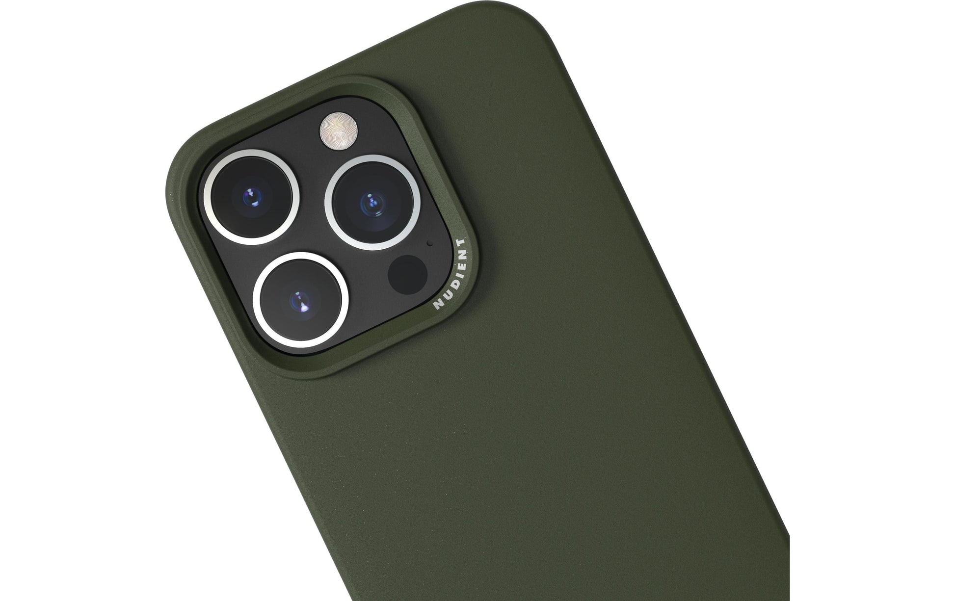 Nudient Thin Backcover – für Apple iPhone 16 Pro, MagSafe, Kunststoff, Pine Green