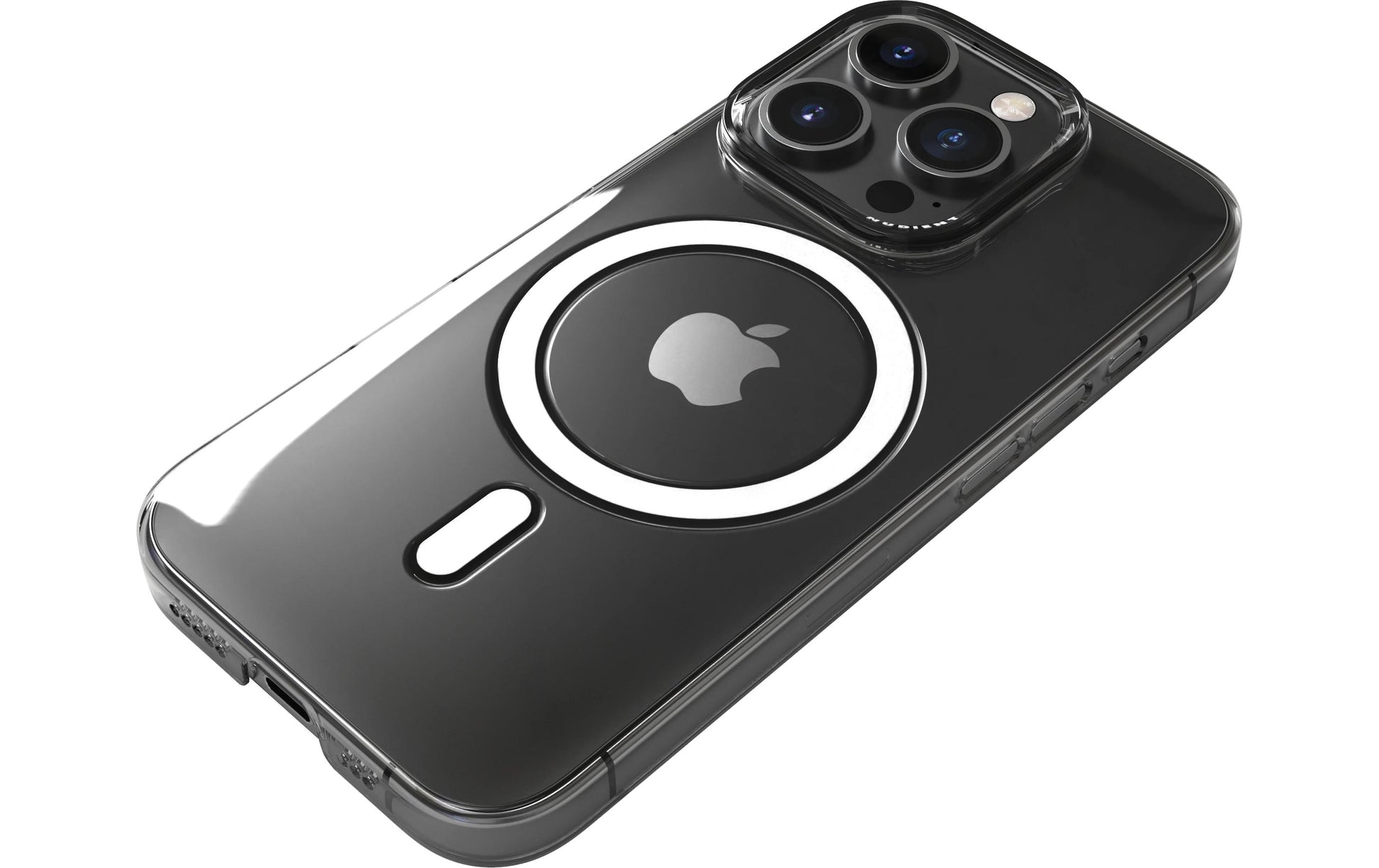 Nudient Thin – Backcover – für Apple iPhone 16 Pro, MagSafe, Kunststoff, Transparent