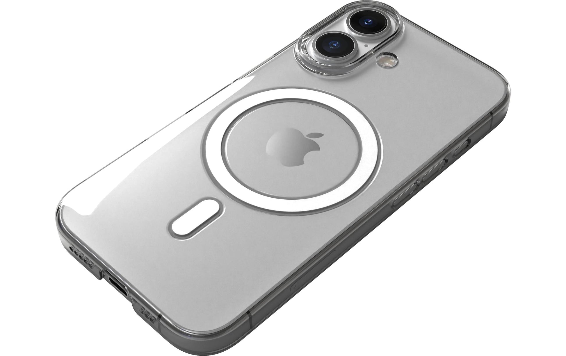 NUDIENT Thin Backcover – für Apple iPhone 16, MagSafe, Kunststoff, Transparent