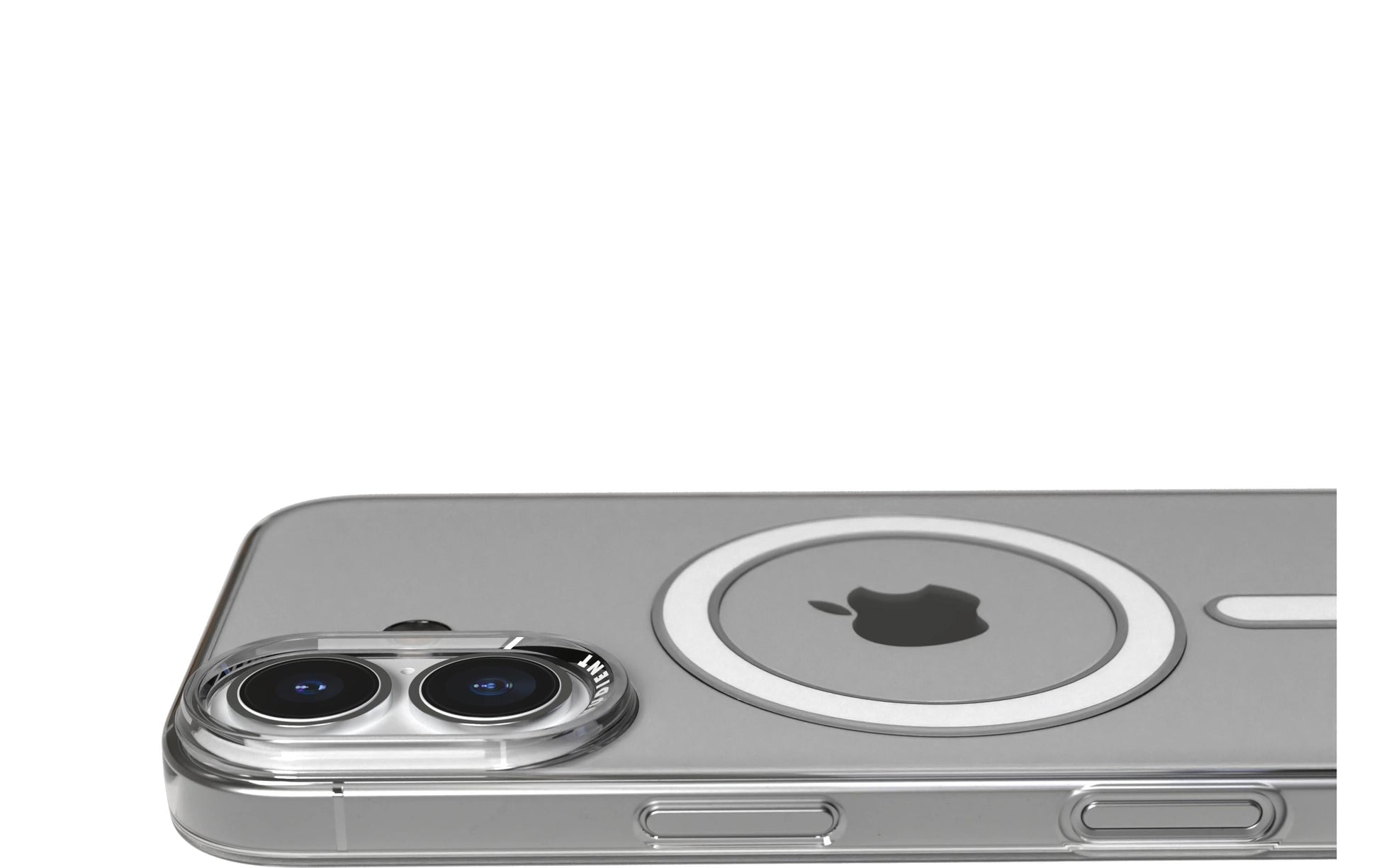 NUDIENT Thin Backcover – für Apple iPhone 16, MagSafe, Kunststoff, Transparent
