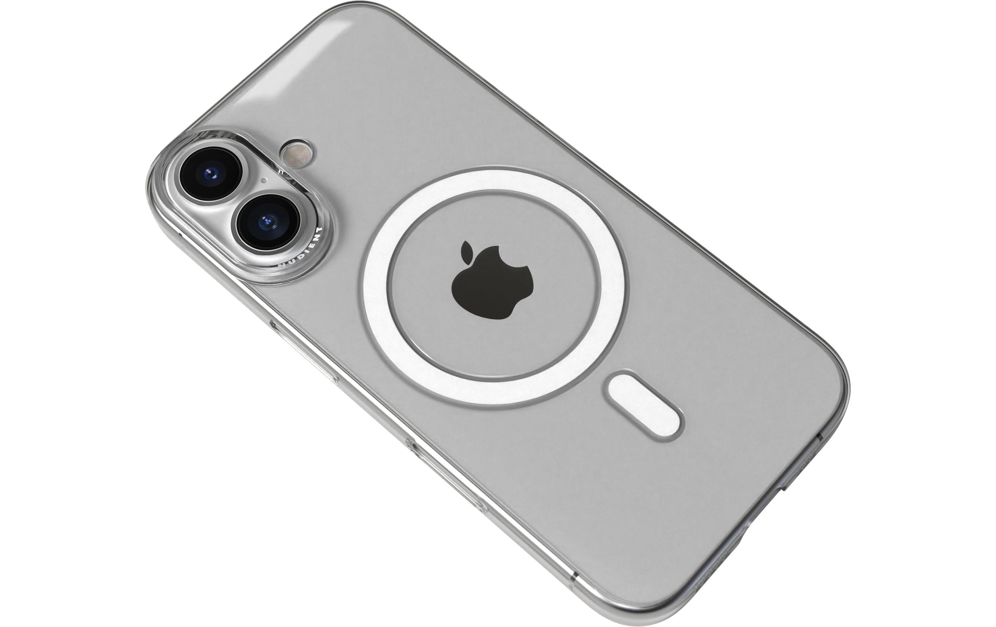 NUDIENT Thin Backcover – für Apple iPhone 16, MagSafe, Kunststoff, Transparent