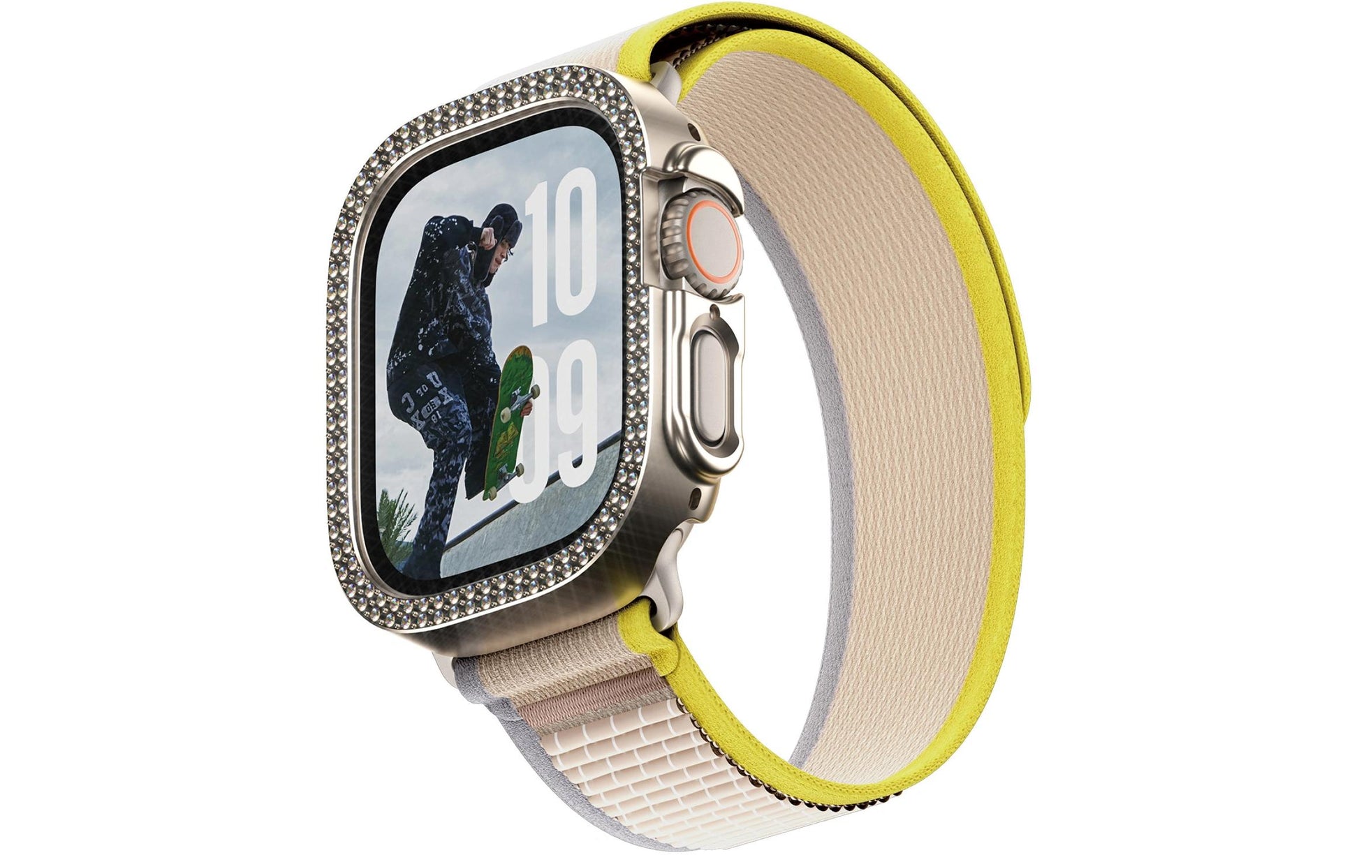 PanzerGlass SAFE. Bling Bumper – Backcover – für Apple Watch Ultra/Ultra 2 (49 mm), Gold