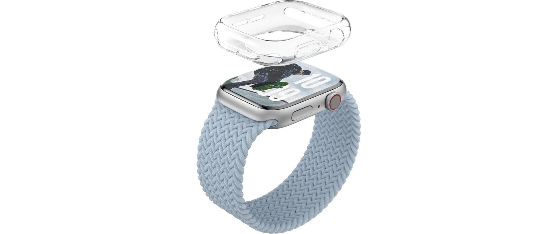 PanzerGlass SAFE. TPU Bumper – Displayschutz – für Apple Watch Series 10 46 mm, Transparent