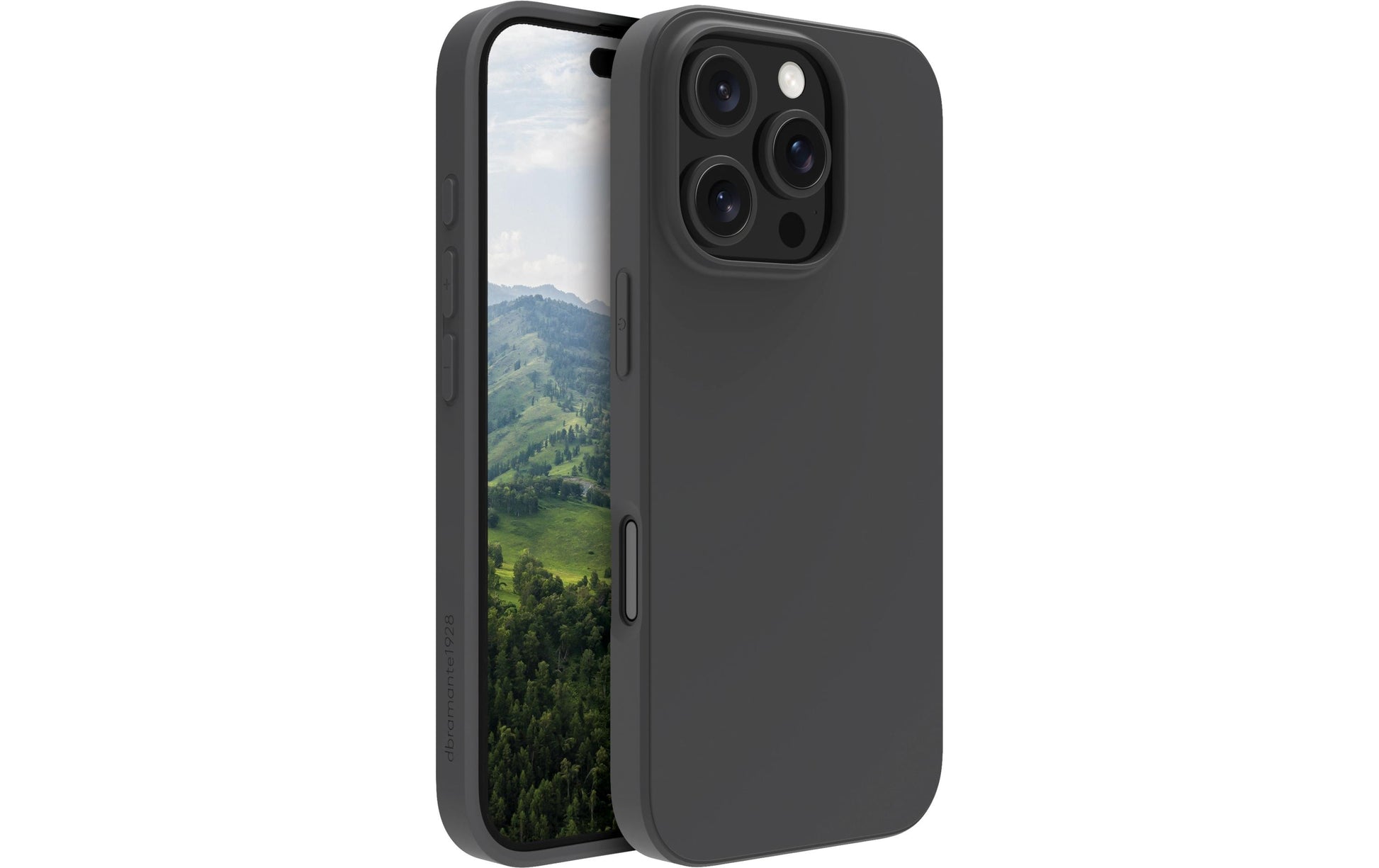 dbramante1928 Greenland Backcover – für Apple iPhone 16 Pro Max, recycelbarer Kunststoff, Night Black