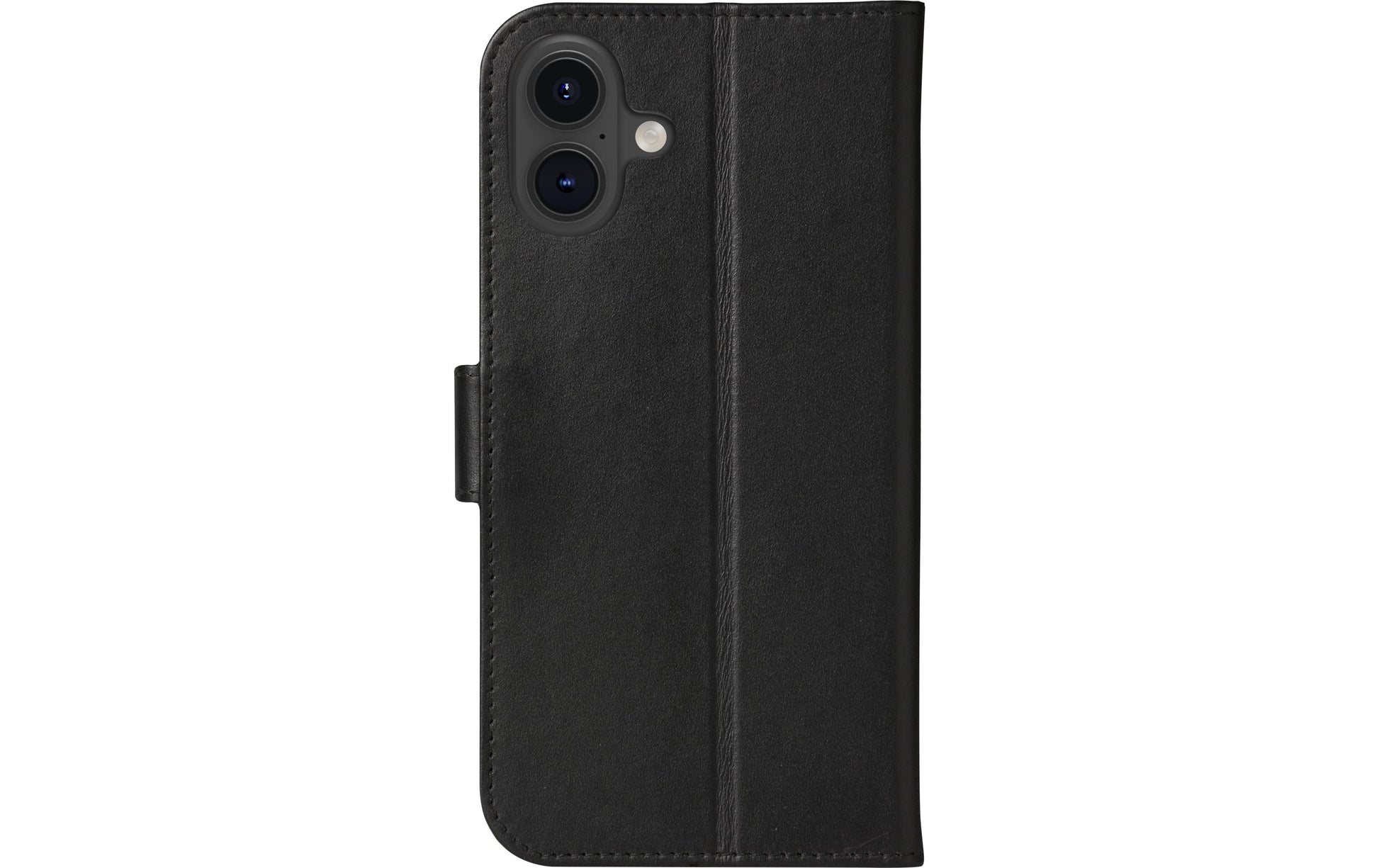 dbramante1928 Copenhagen Folio – für Apple iPhone 16 Plus, mit Ständer, 3 Kartenfächer, Leder, schwarz