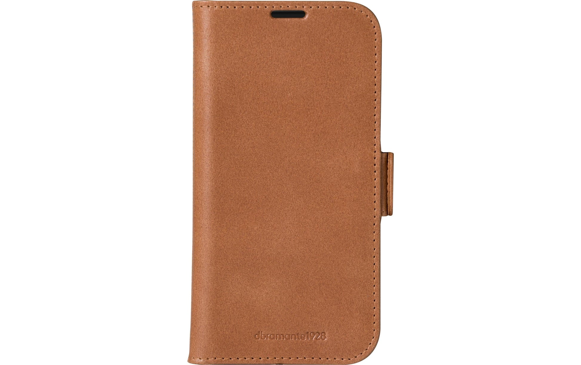 dbramante1928 Copenhagen Folio – für Apple iPhone 16, mit Kartenfach, Leder, Beige, Magnetverschluss
