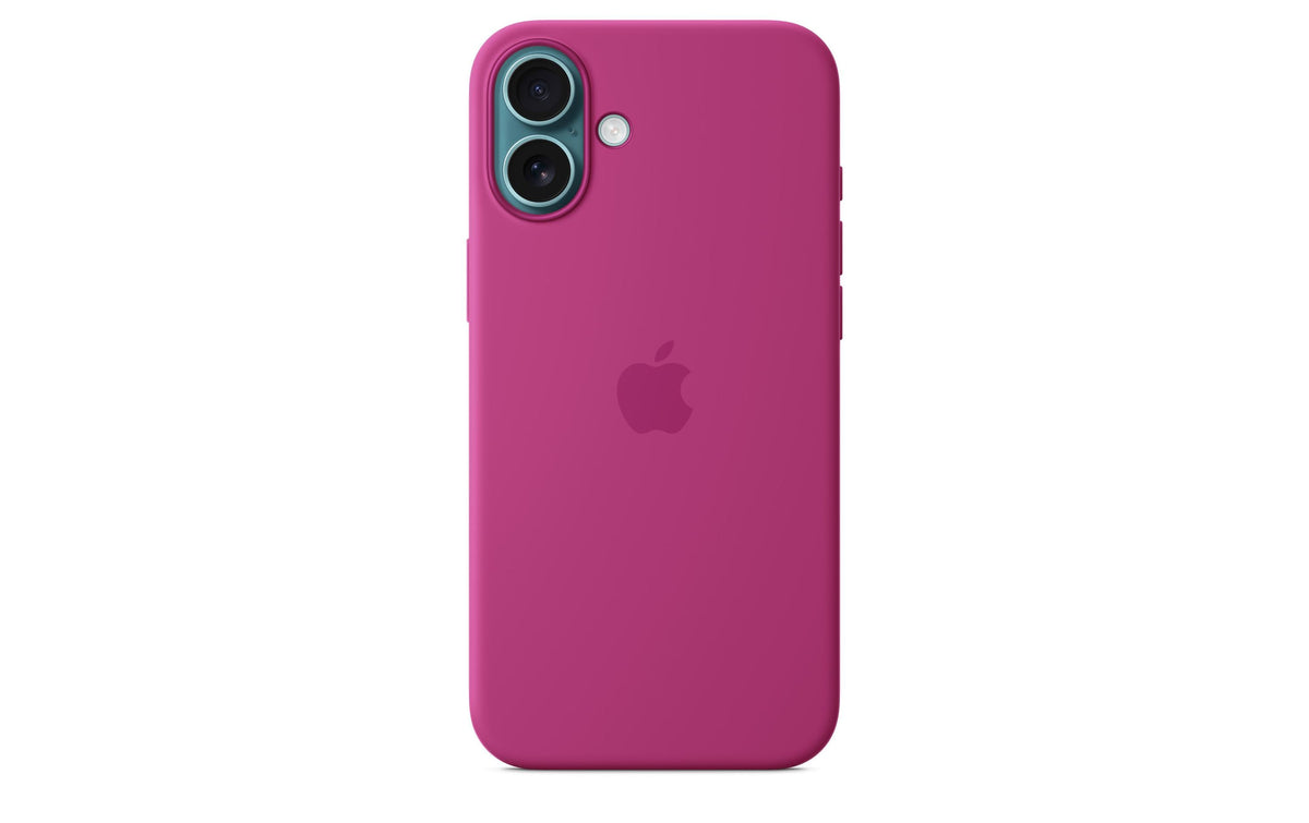 Apple Backcover – für Apple iPhone 16 Plus, MagSafe, Mikrofaser+Silikon, Fuchsia