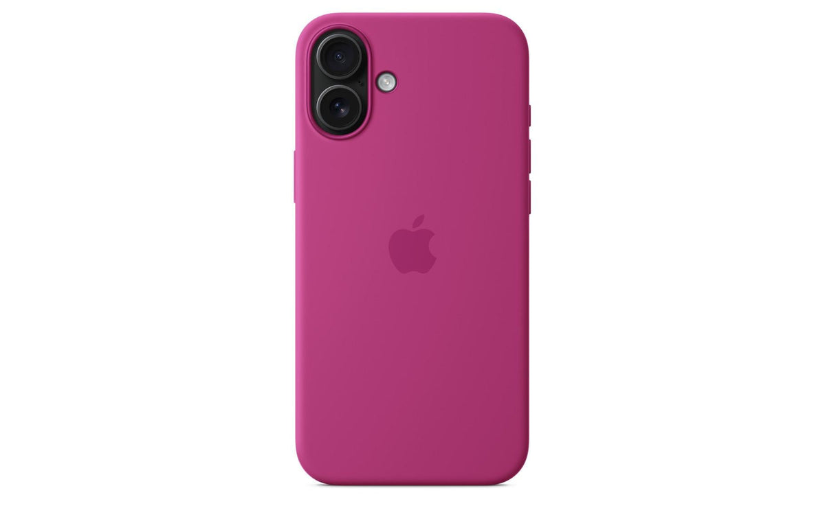 Apple Backcover – für Apple iPhone 16 Plus, MagSafe, Mikrofaser+Silikon, Fuchsia