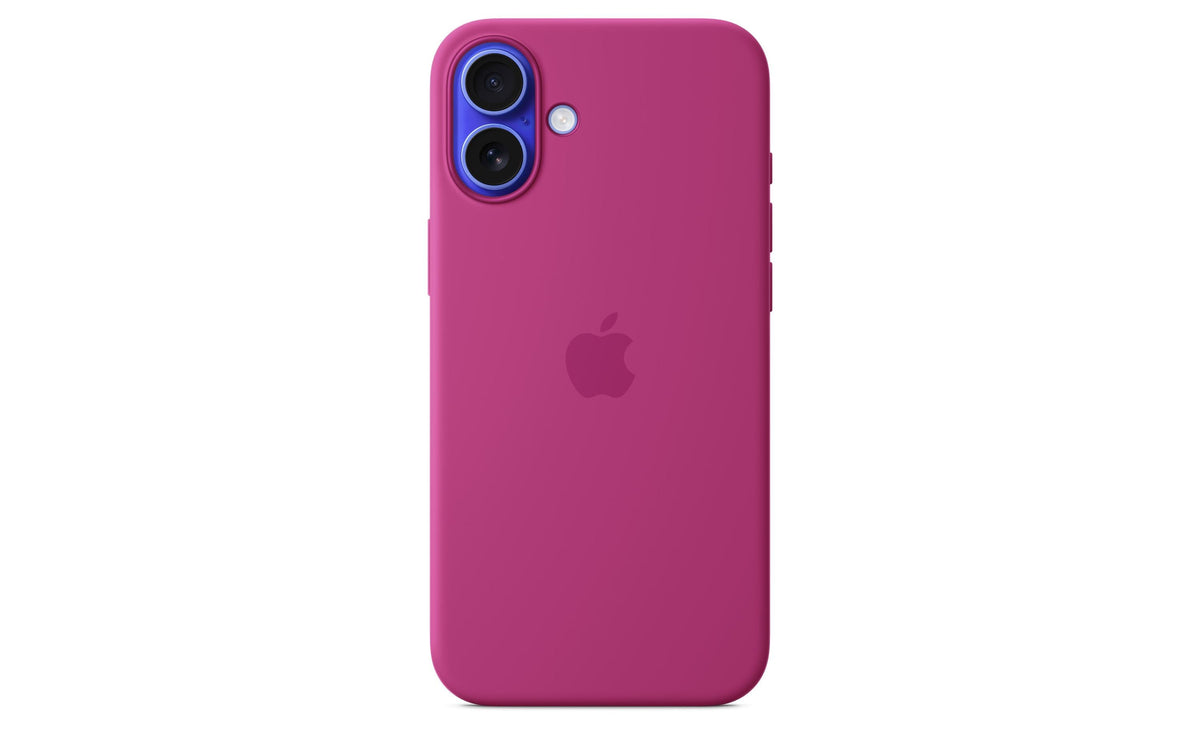 Apple Backcover – für Apple iPhone 16 Plus, MagSafe, Mikrofaser+Silikon, Fuchsia
