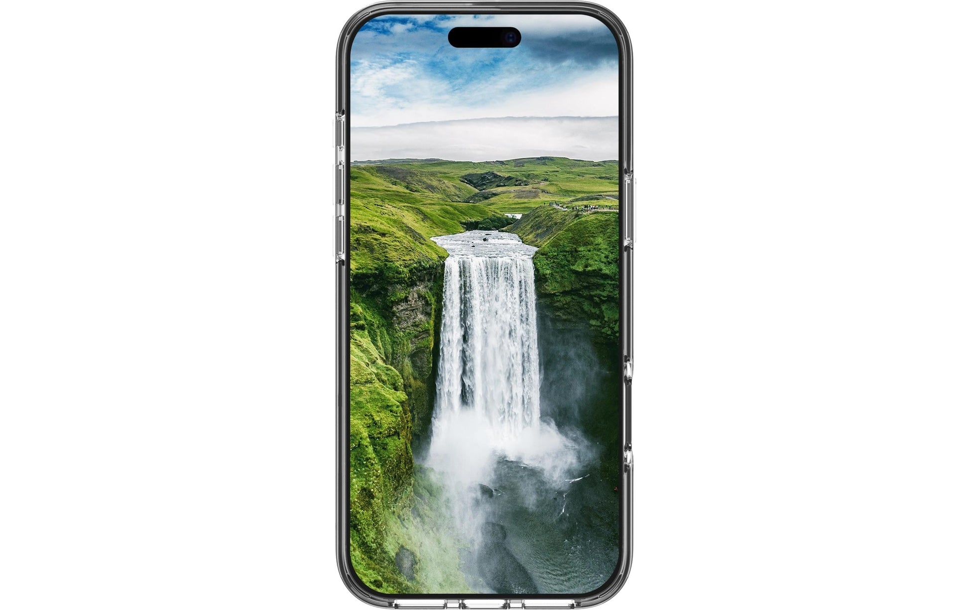 dbramante1928 Backcover – für Apple iPhone 16 Pro, MagSafe, Kunststoff, Transparent, bis 4 m Sturzsicher